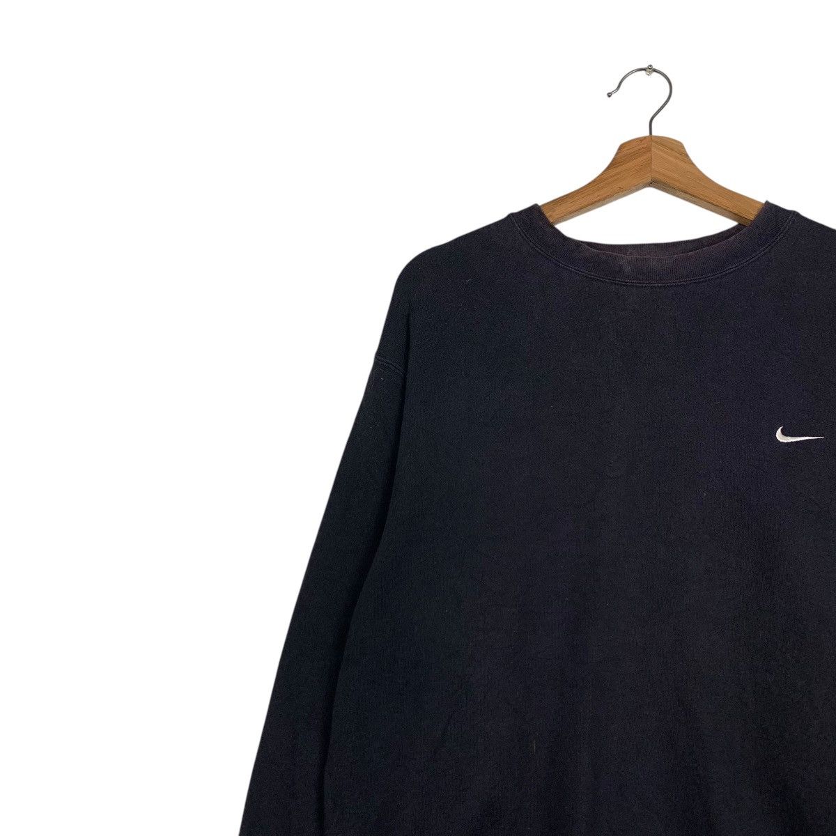 Nike Y2K NIKE Embroidery Small Logo Crewneck Sweatshirt #2198-C97 Size US M / EU 48-50 / 2 - 6 Thumbnail