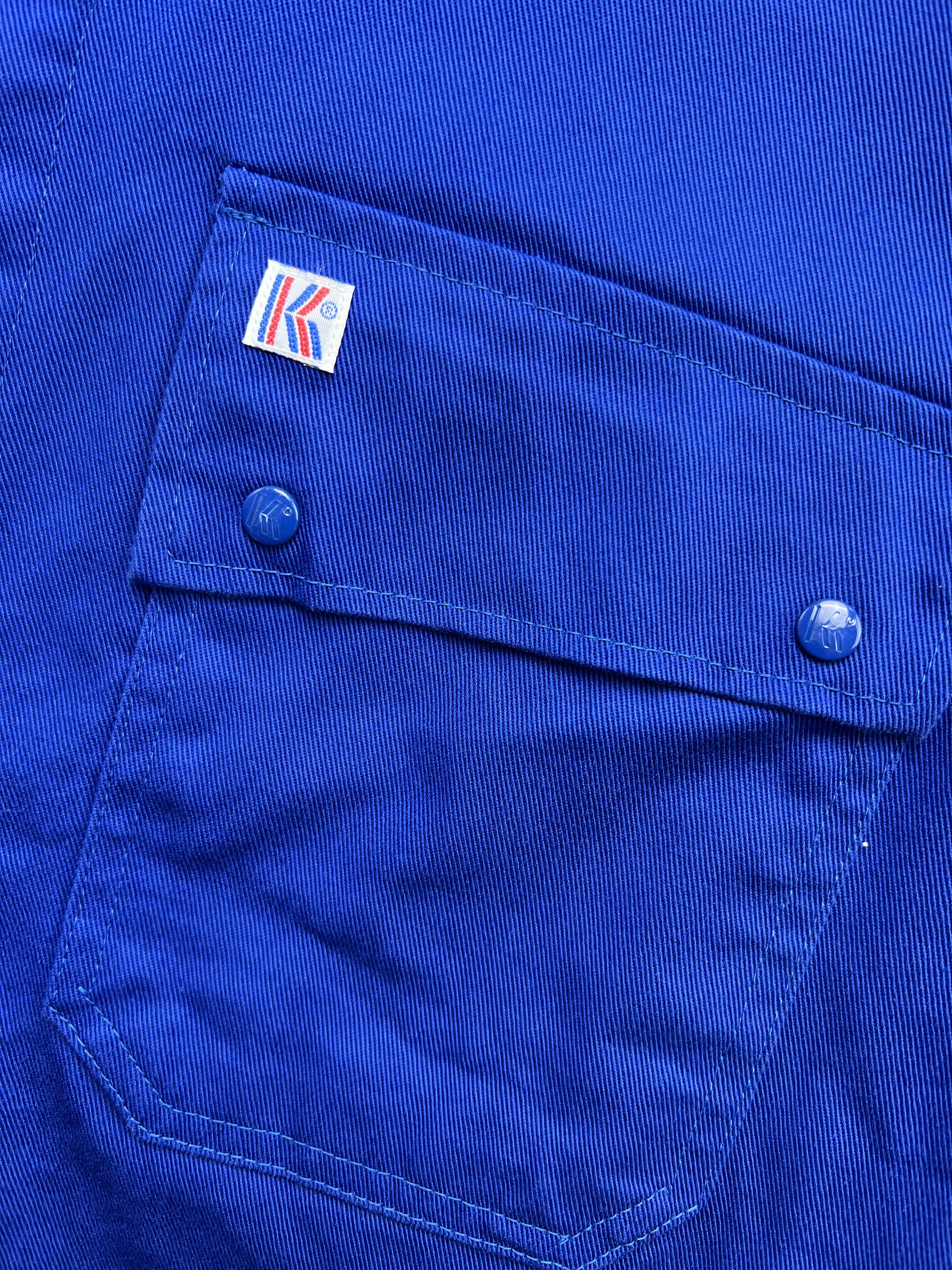 Vintage French Work Short Jacket Vintage Bleu De Travail Size US M / EU 48-50 / 2 - 4 Thumbnail