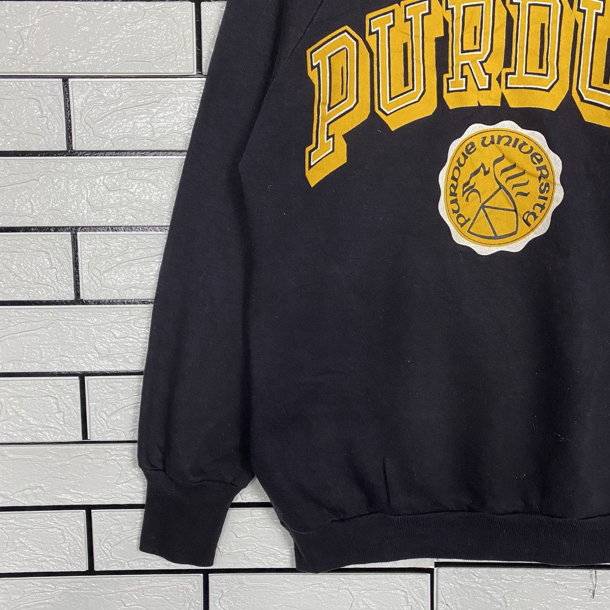 Vintage 📌Vintage Jumper Sweatshirt Signal USA Purdue University Size US L / EU 52-54 / 3 - 5 Thumbnail