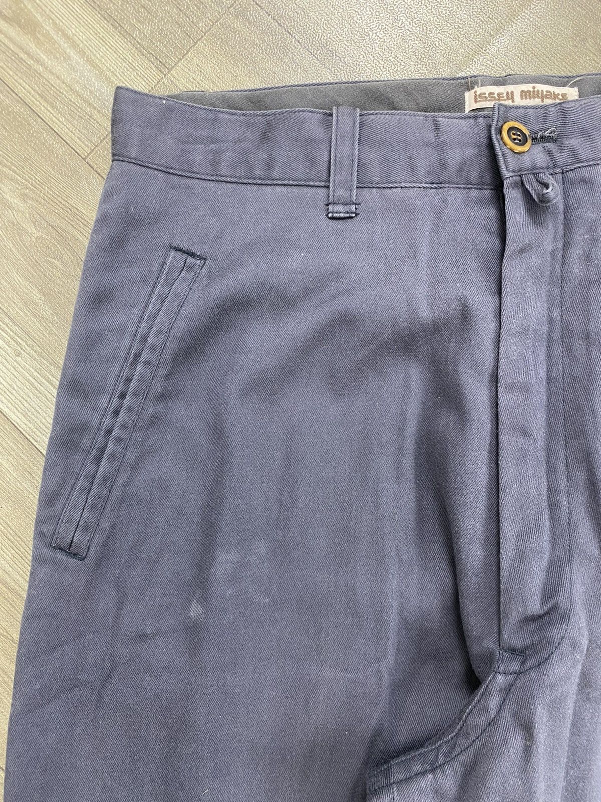 Issey Miyake 1990s Vintage Issey Miyake Men Slack Casual Pants Designer Size US 30 / EU 46 - 5 Thumbnail