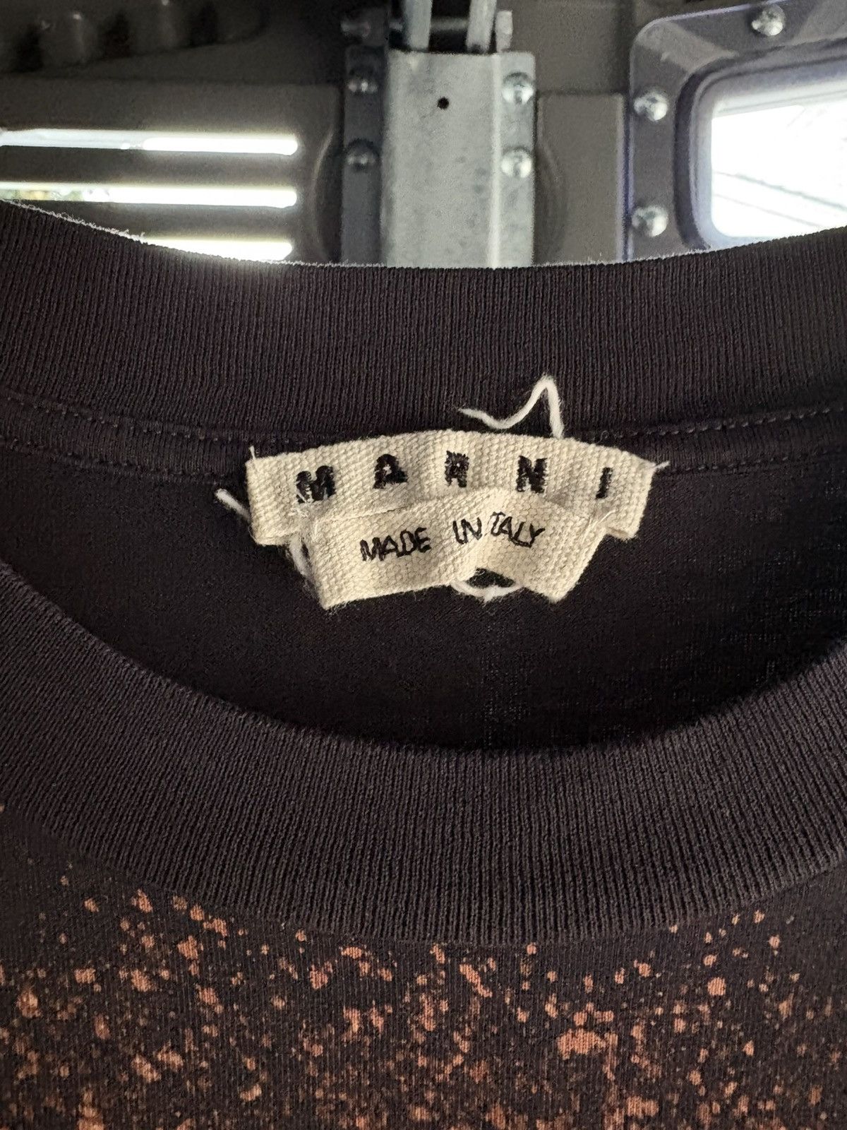 Marni Marni splattered logo T-shirt Size US M / EU 48-50 / 2 - 3 Thumbnail