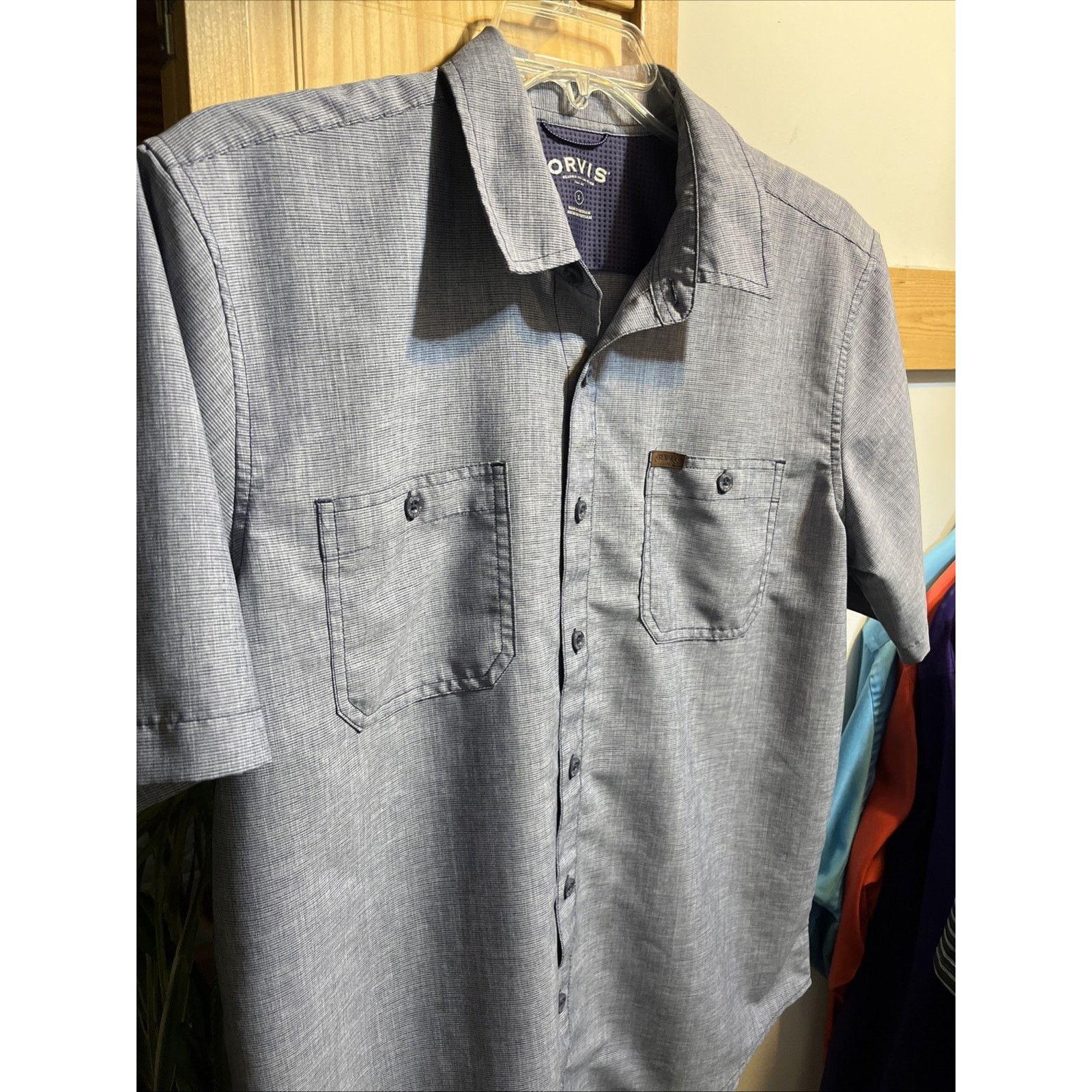 Orvis Orvis Button Up Tech Shirt Mens Large Blue Lightweight Poly Size US L / EU 52-54 / 3 - 2 Thumbnail