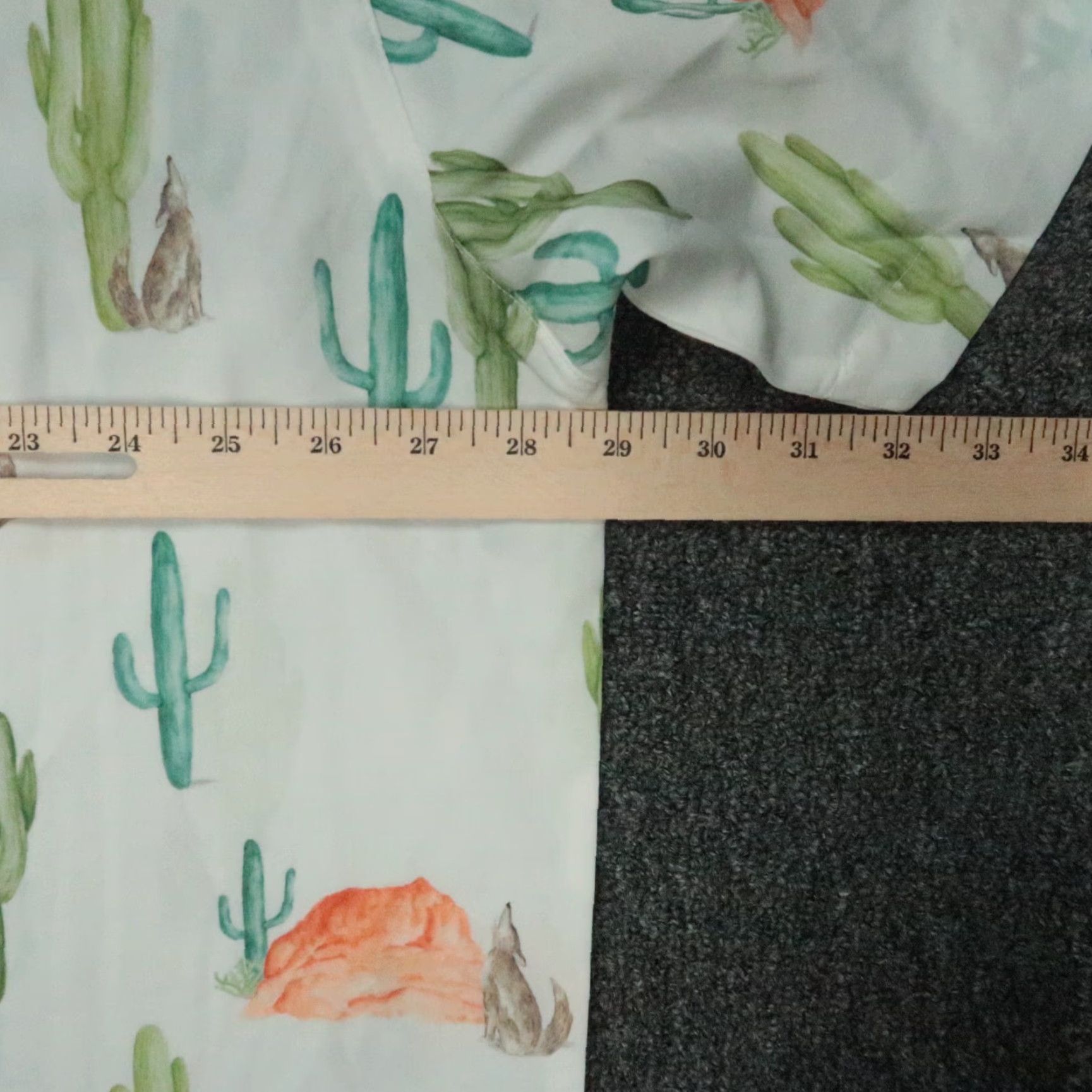 Vintage Raised By Coyotes Shirt Men 3XL White Button-Up Short Sleeve Collared Snap NWT Casual Workwear Geometric Western Saguaros Pearl Snap Size US XXL / EU 58 / 5 - 7 Thumbnail