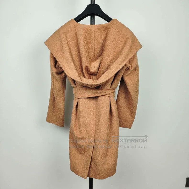 Max Mara Max Mara Camel Hair Hooded Coat Size M / US 6-8 / IT 42-44 - 2 Thumbnail