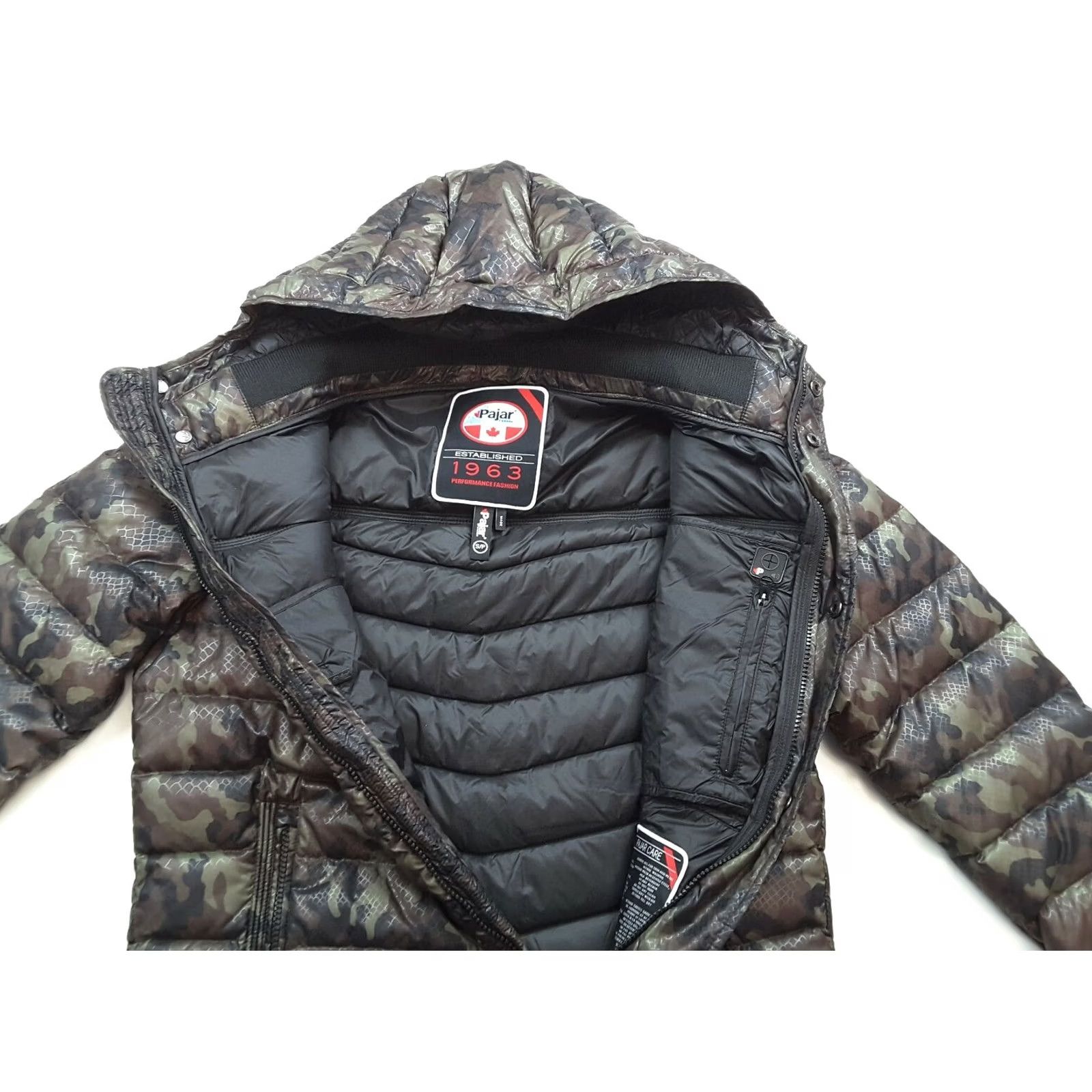 Pajar VINTAGE Pajar Canada Trevor Brown Camo Puffer Jacket Mens Size S Camouflage Down Polyester Army Style 650 - Not vintage? Size US S / EU 44-46 / 1 - 6 Thumbnail