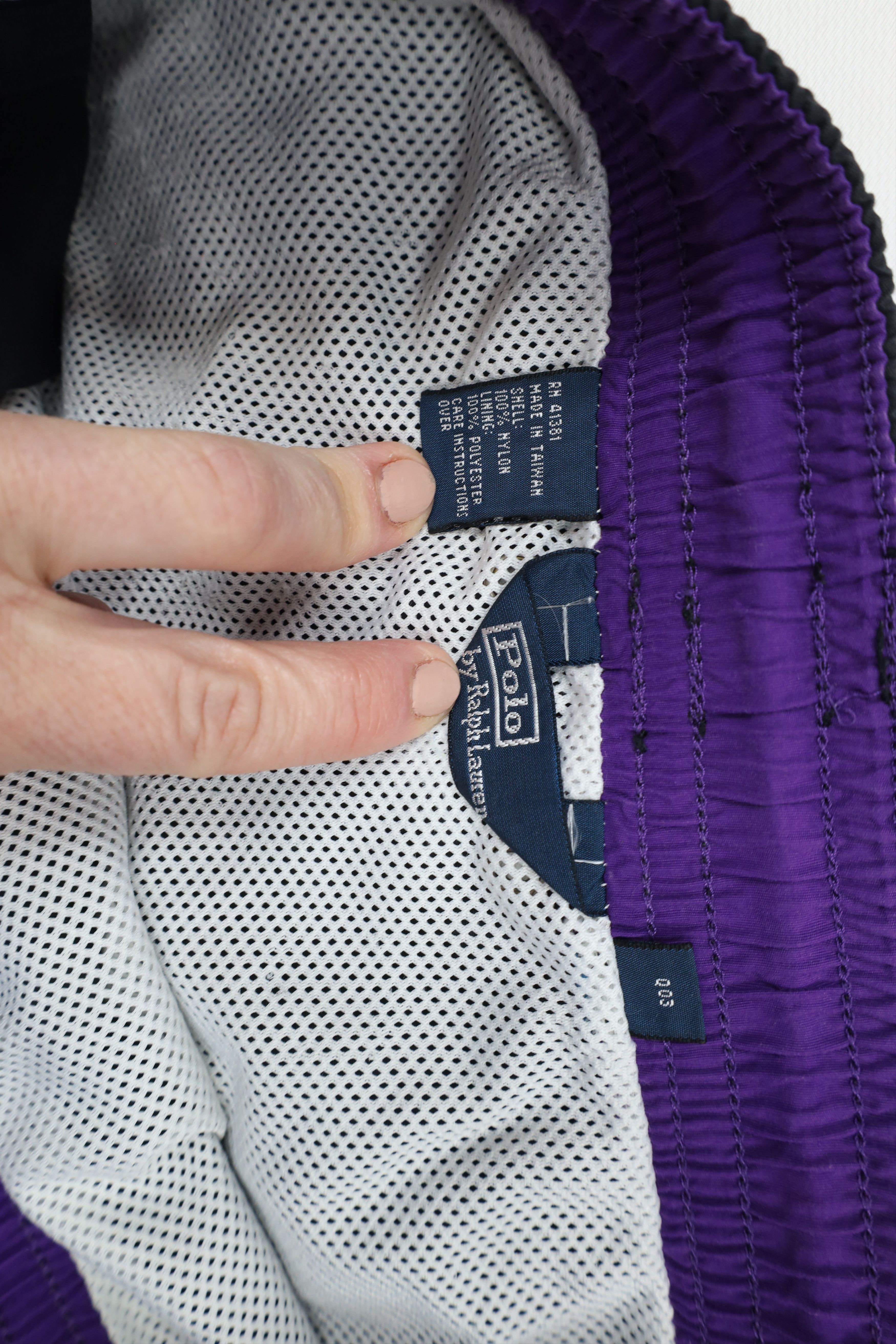 Ralph Lauren × Vintage Vintage 90s Ralph Lauren Lined Above Knee Shorts Swim Trunks Size US 32 / EU 48 - 9 Thumbnail