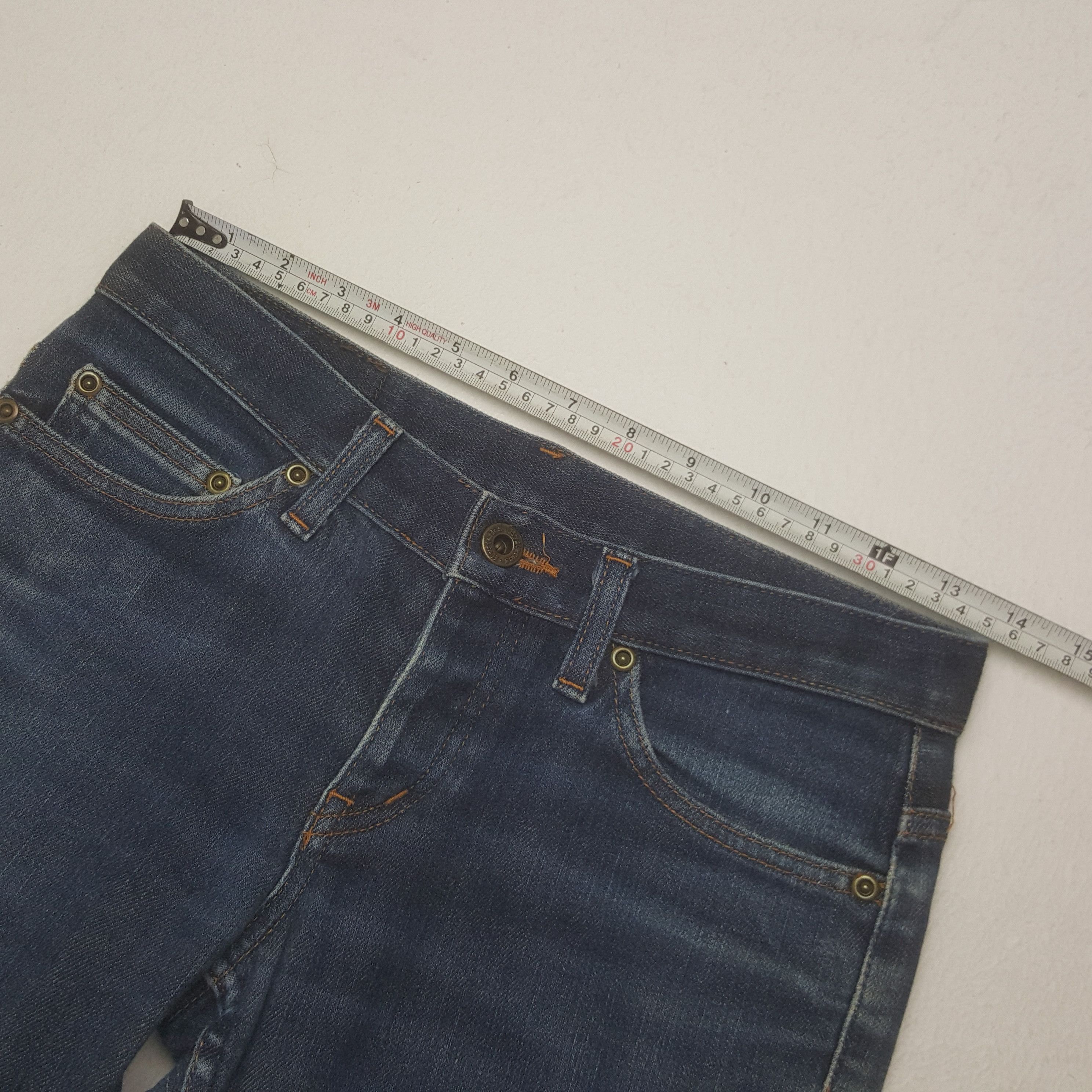Hysteric Glamour × If Six Was Nine × Vintage Vintage Hysteric Glamour Custom Logo Pocket Denim Jeans Size 27" / US 4 / IT 40 - 7 Thumbnail