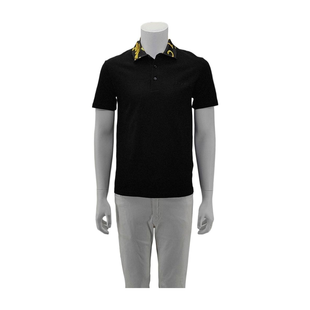 Versace Versace Barocco Print Collar Polo Shirt XS Size US XS / EU 42 / 0 - 1 Thumbnail