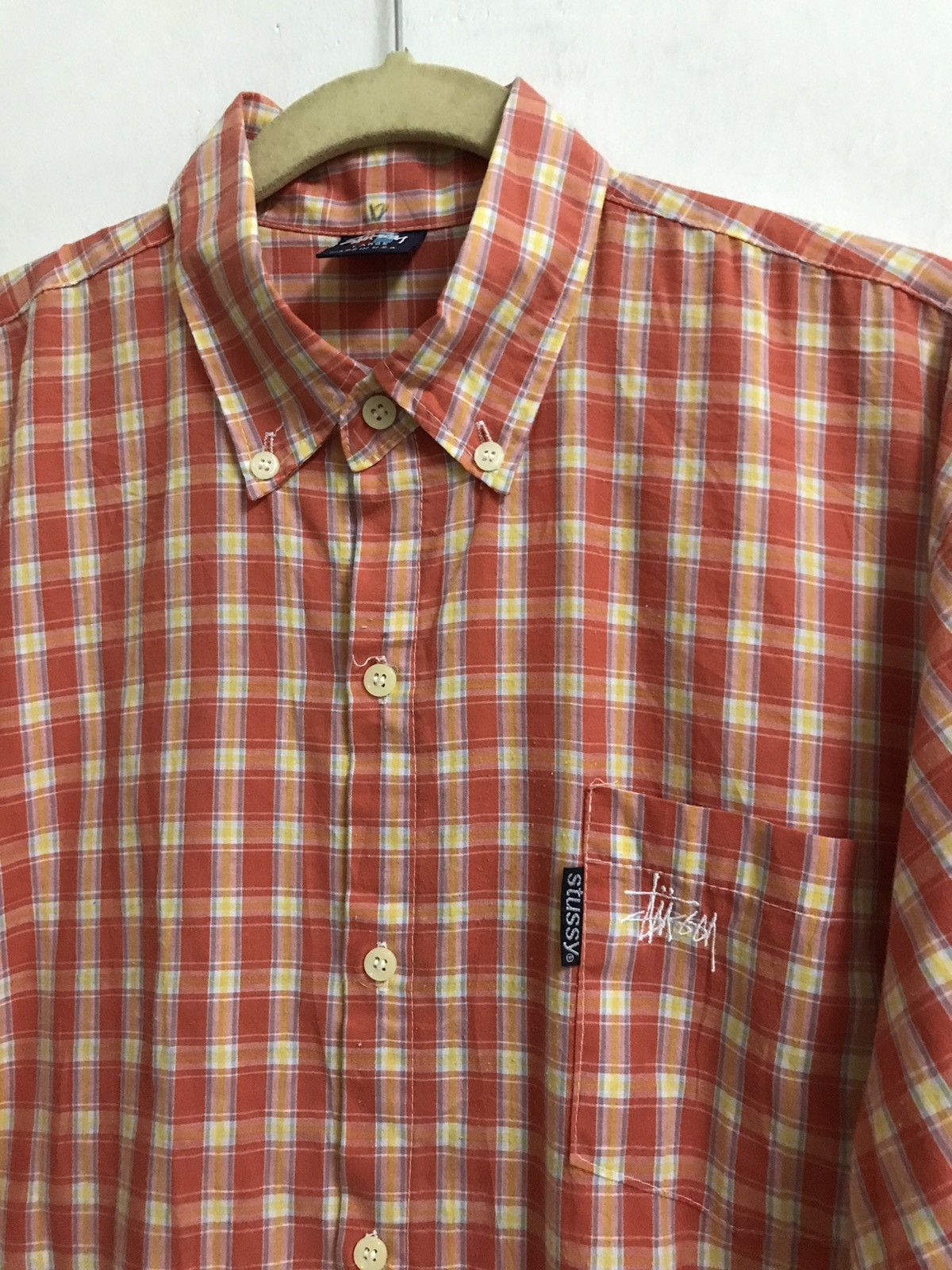 Stussy Vintage Stussy Shirt button Up Made in USA Large Size US L / EU 52-54 / 3 - 4 Thumbnail
