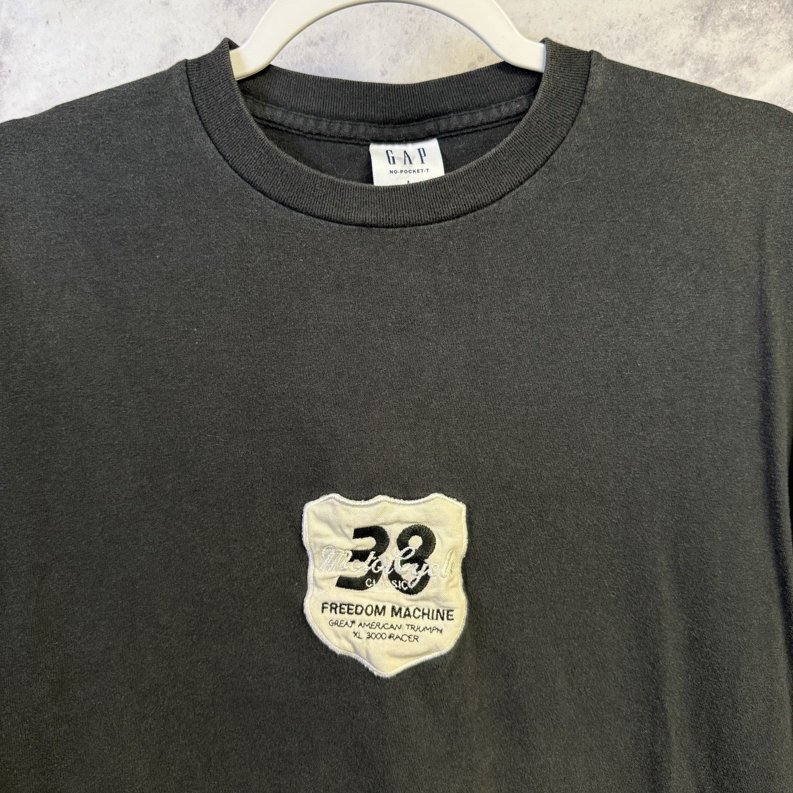 Gap Vintage Gap Great American Triumph T Shirt Mens L Biker Size US L / EU 52-54 / 3 - 1 Thumbnail