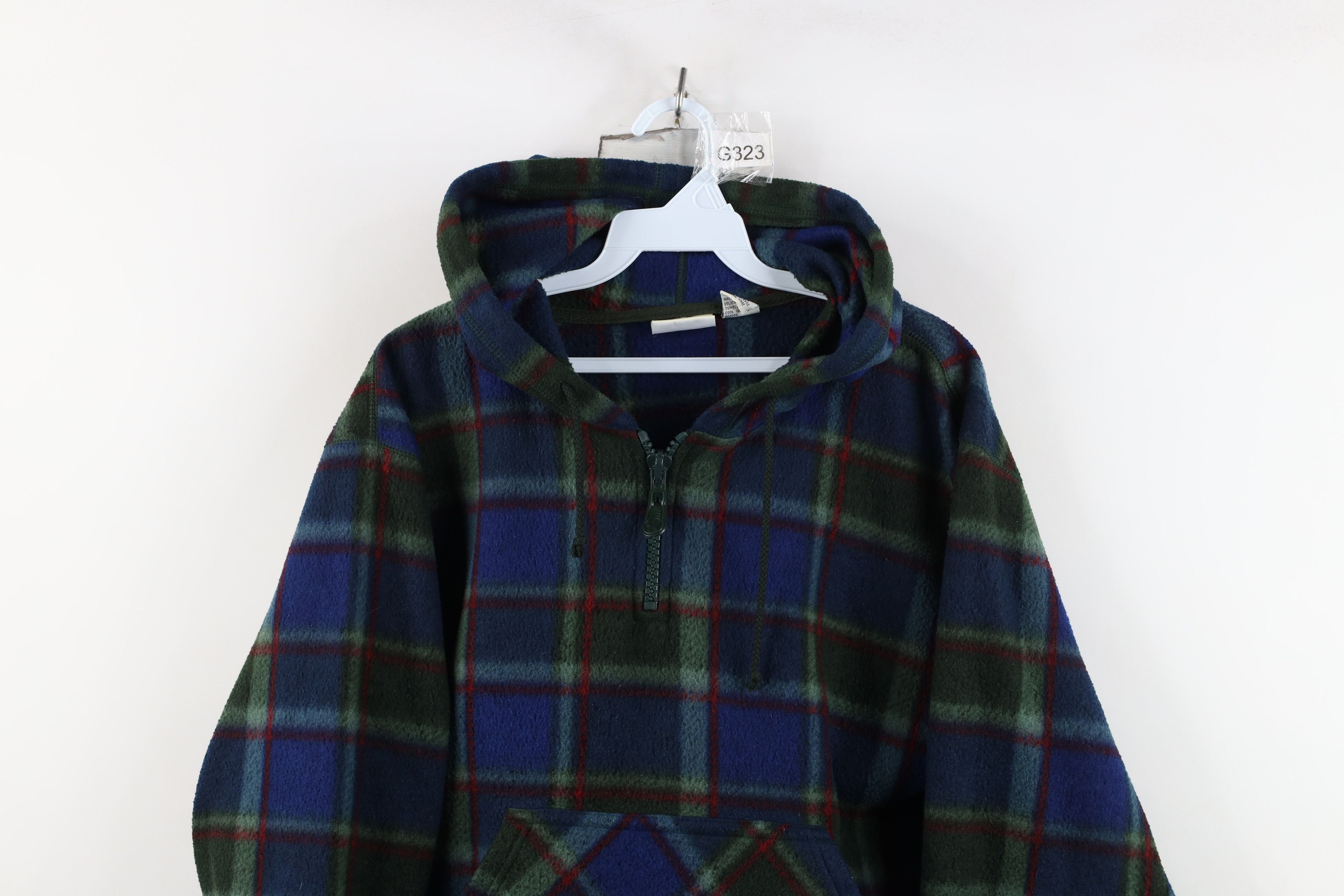Vintage Vintage 90s Streetwear Cropped Fleece Hoodie Sweatshirt Size M / US 6-8 / IT 42-44 - 2 Thumbnail