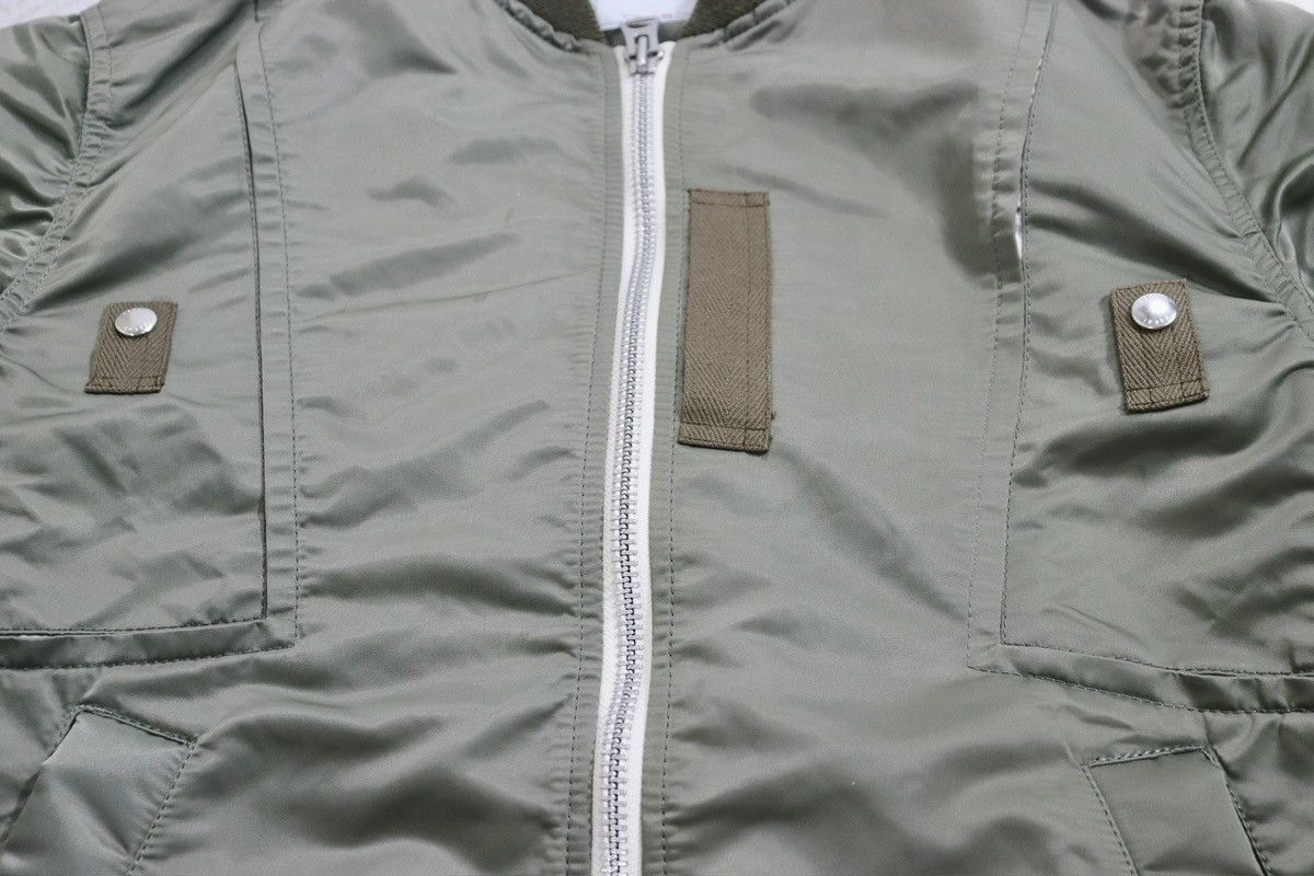 Sacai Sacai 21aw Nylon Twill Blouson MA1 Jacket size3 Size US L / EU 52-54 / 3 - 9 Thumbnail