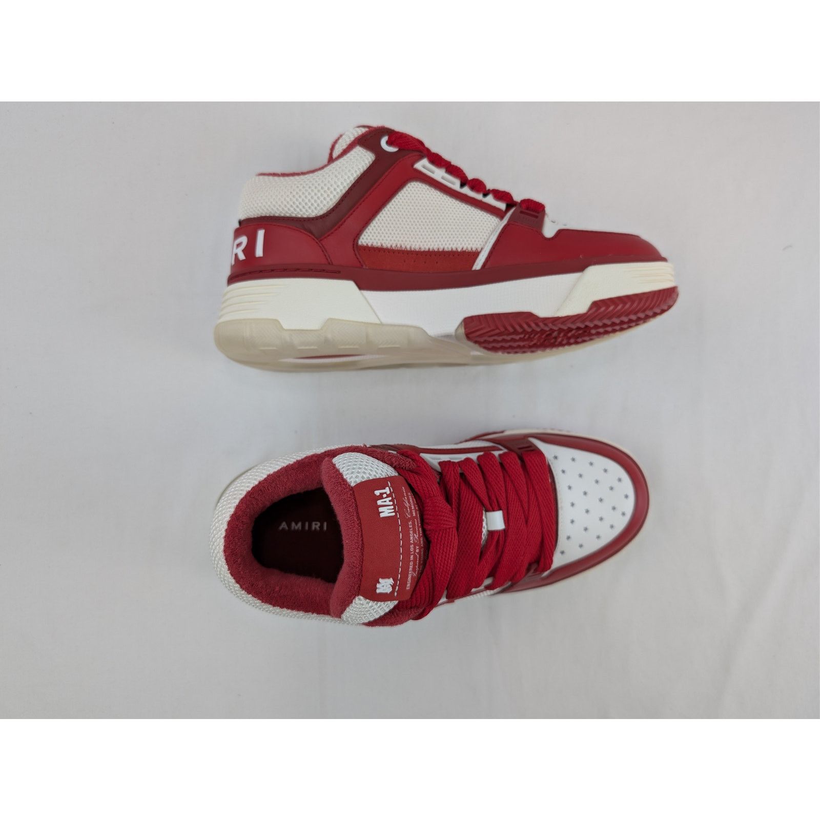 Amiri o1rshd1 MA-1 Sneakers in Alabaster Red Size US 8 / EU 41 - 1 Thumbnail