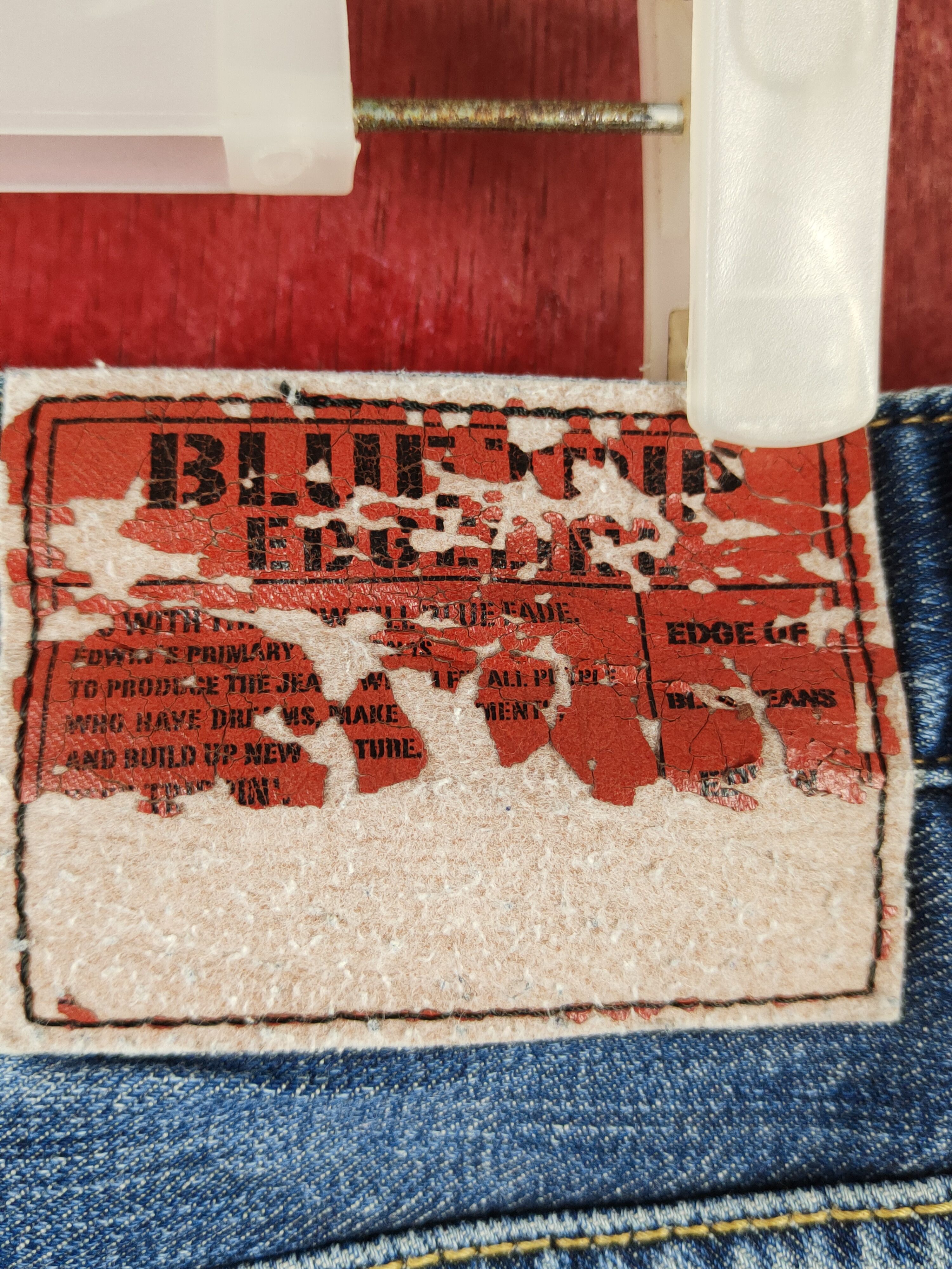 Edwin Edwin blue trip Dark Blue Distressed denim Jeans #S2205 Size US 34 / EU 50 - 12 Thumbnail