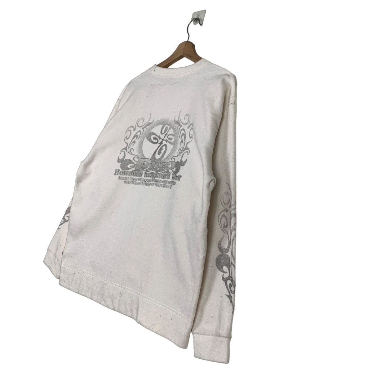 Japanese Brand PIKO Hawaiian Longboard Wear Big Logo Sweatshirt #0268-C12 Size US M / EU 48-50 / 2 - 9 Thumbnail