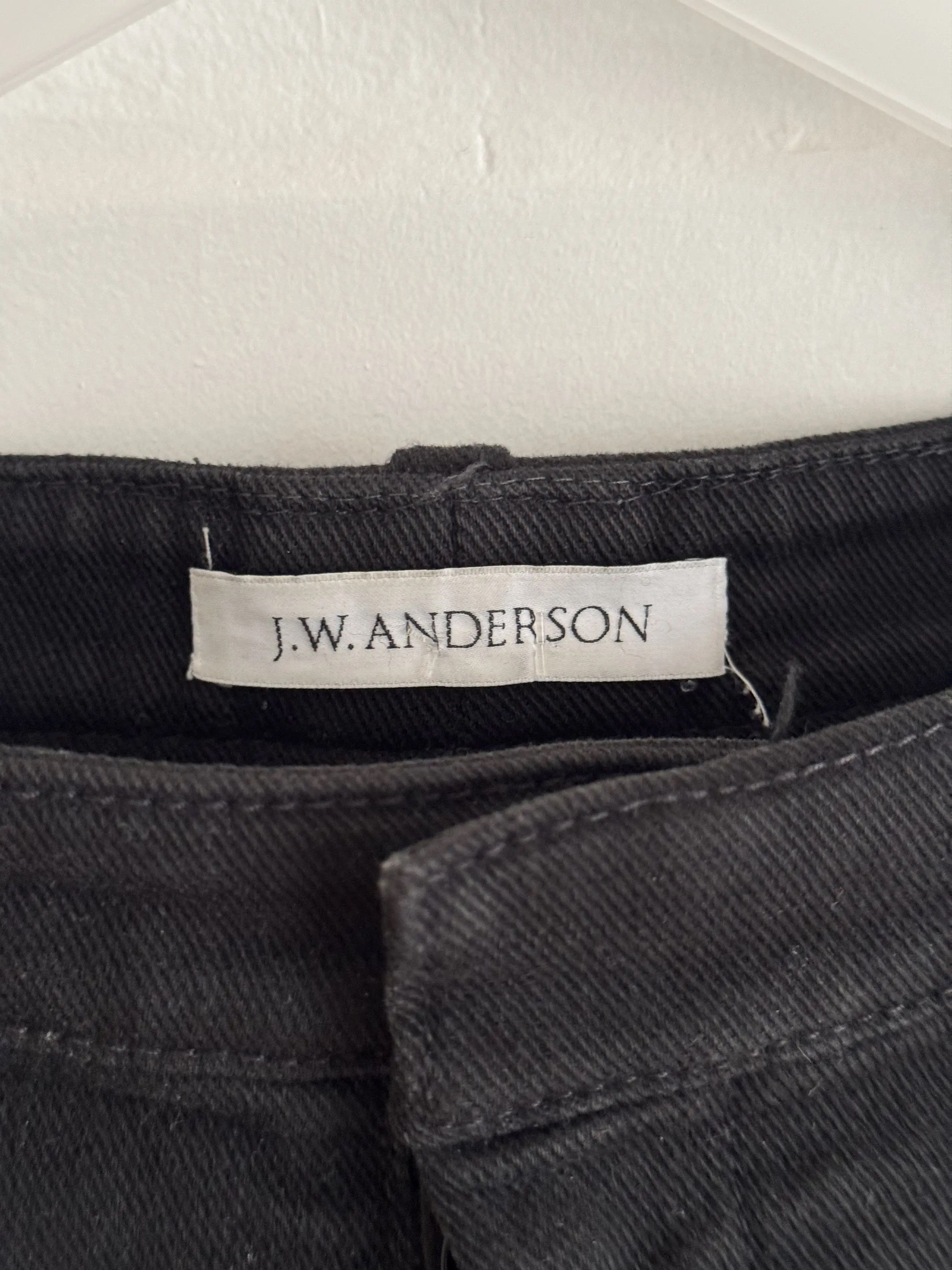 JW Anderson J.W. Anderson Men's Deconstructed Black Jeans Size US 30 / EU 46 - 2 Thumbnail