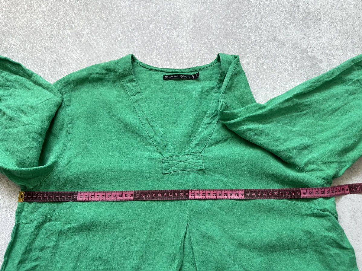 Gudrun Sjoden Women dress Gudrun Sjoden bid one size green India 100% Lin Size XL / US 12-14 / IT 48-50 - 9 Thumbnail