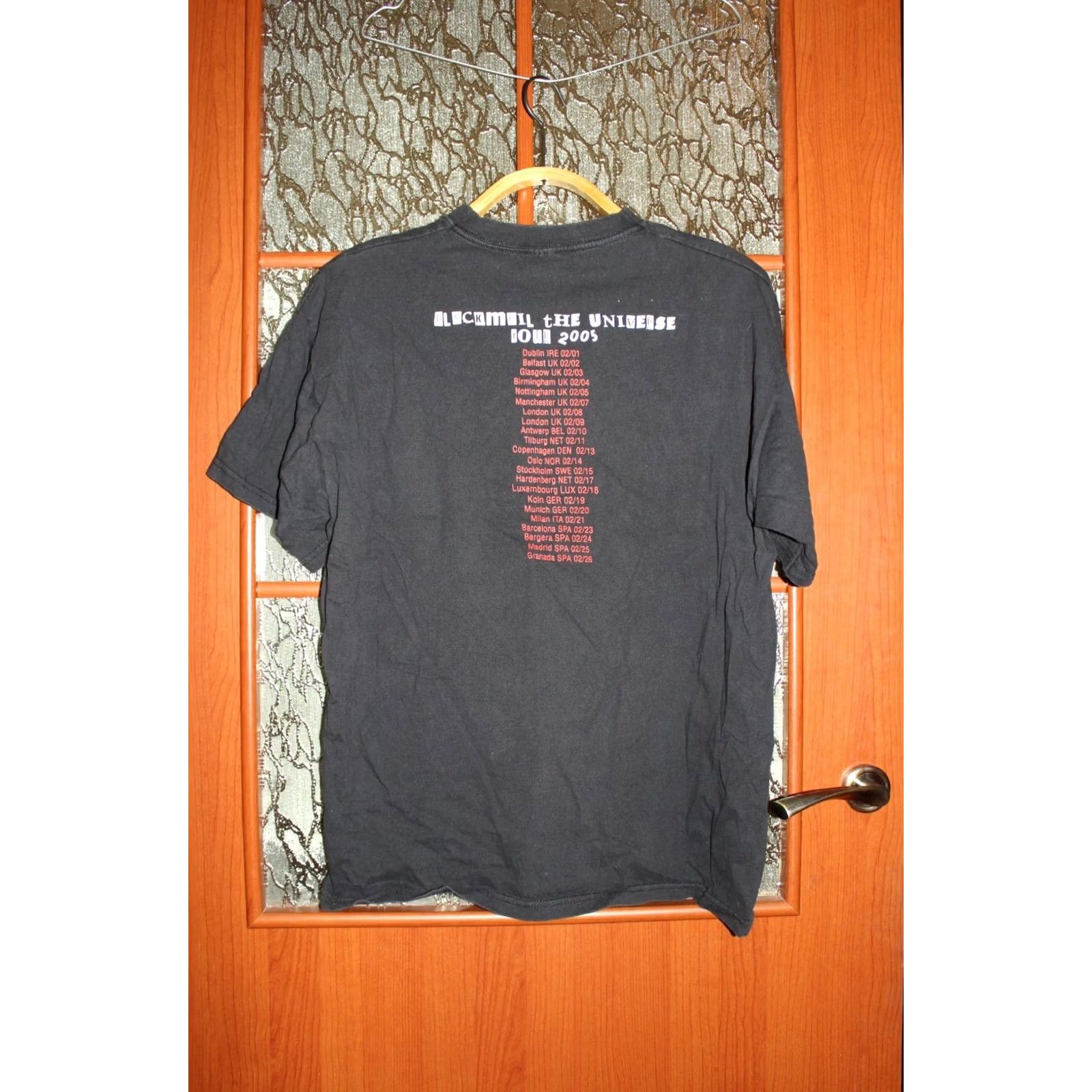 Vintage VINTAGE MEGADEATH T-Shirt Black Mall the Universe Tour L Unisex Adults Rock Shirt Mens Size US L / EU 52-54 / 3 - 3 Thumbnail