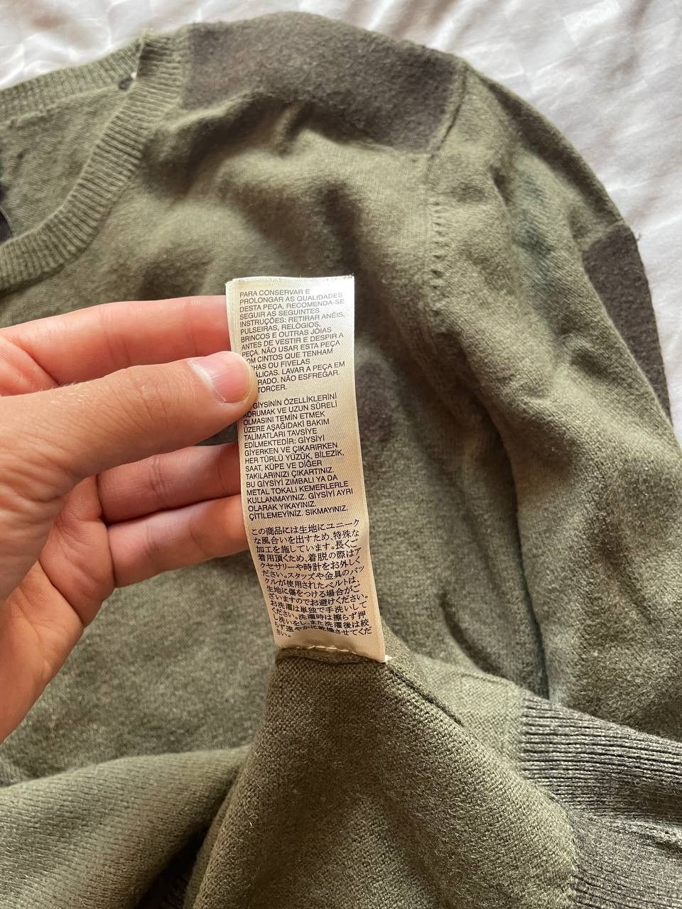 Diesel Vintage Diesel Knit Sweater Military 90s Avantgarde Y2K Size US L / EU 52-54 / 3 - 7 Thumbnail