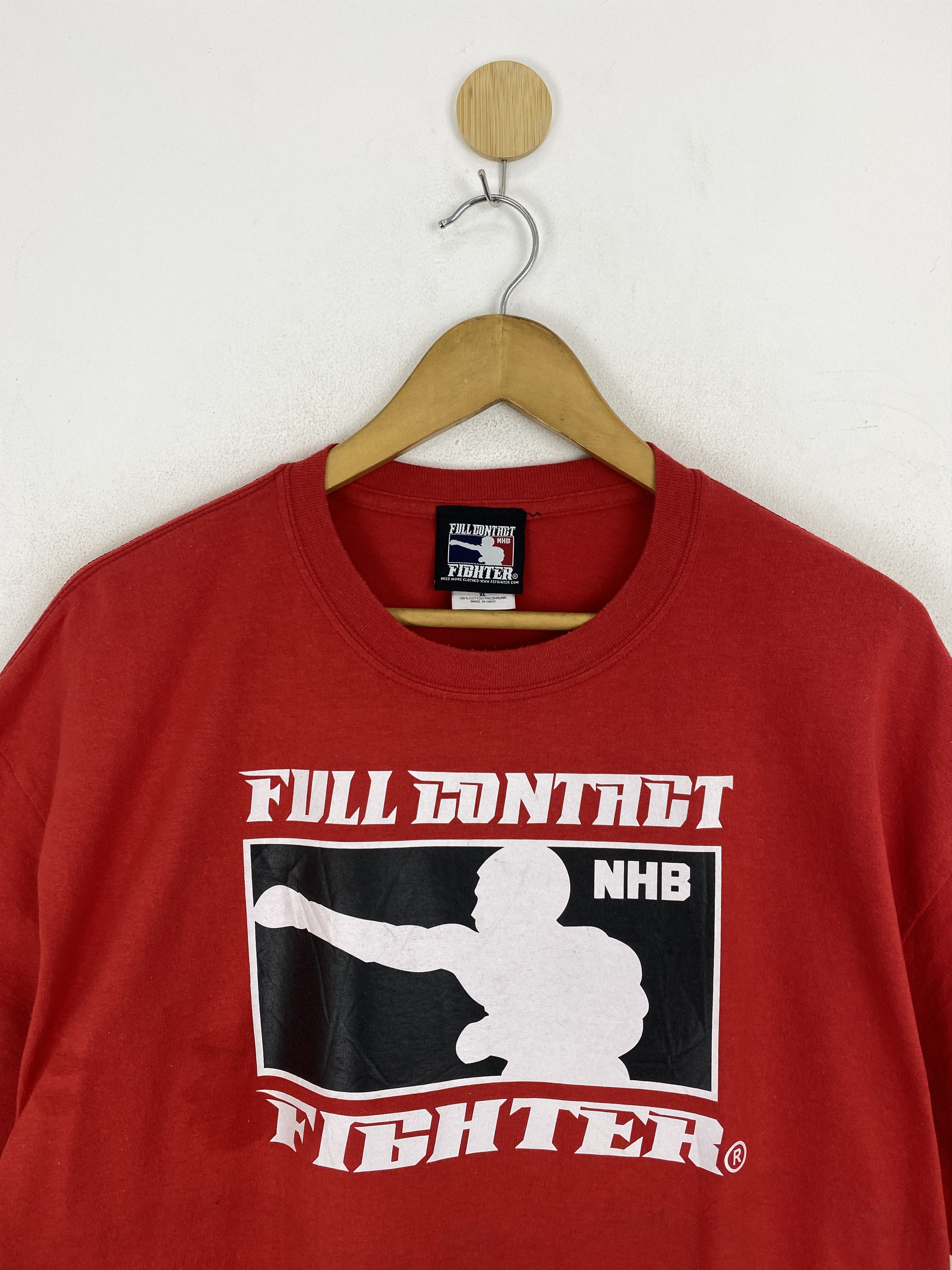 Vintage Vintage Full Contact Fighter NHB Printed Tee TA0667 Size US XL / EU 56 / 4 - 2 Thumbnail