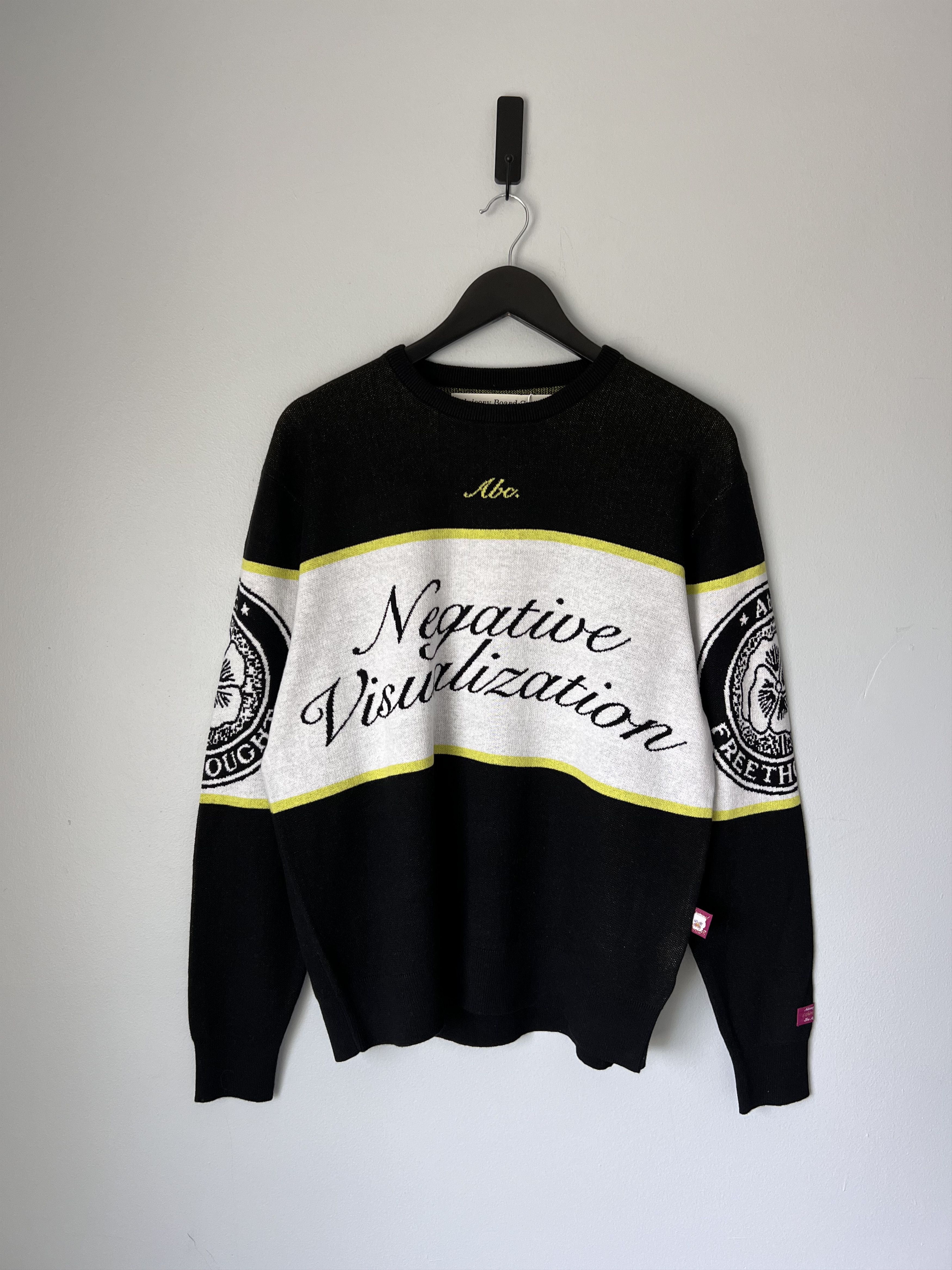 Advisory Board Crystals Advisory Board Crystals Negative Visualization Sweater Black Size US L / EU 52-54 / 3 - 1 Thumbnail