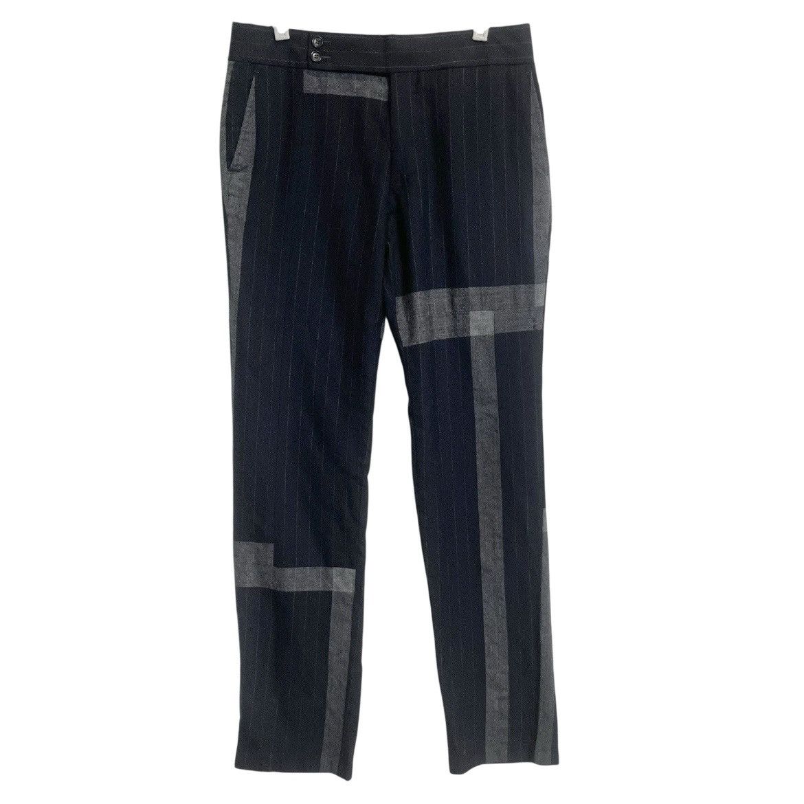 Comme des Garcons Comme des Garçons 2003 Wool Patchwork Trousers EK-P019 Japan Size 31" - 2 Thumbnail
