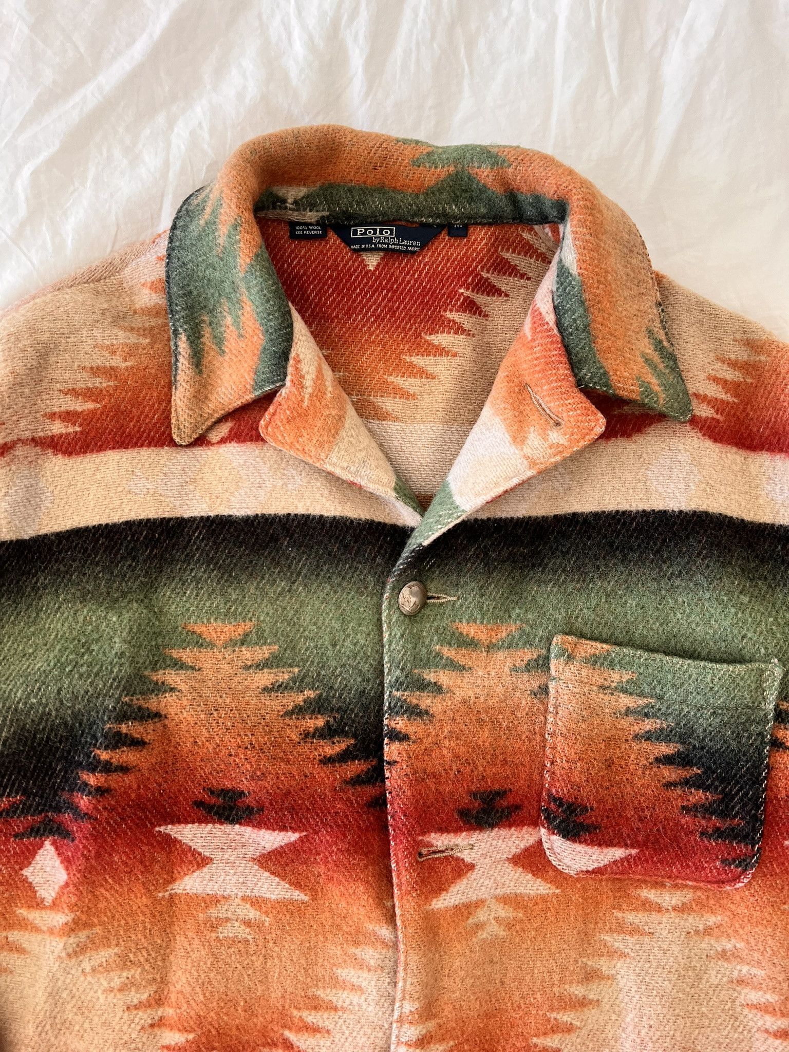 Polo by Ralph Lauren NATIVE PATTERN BLANKET JACKET（GOOD