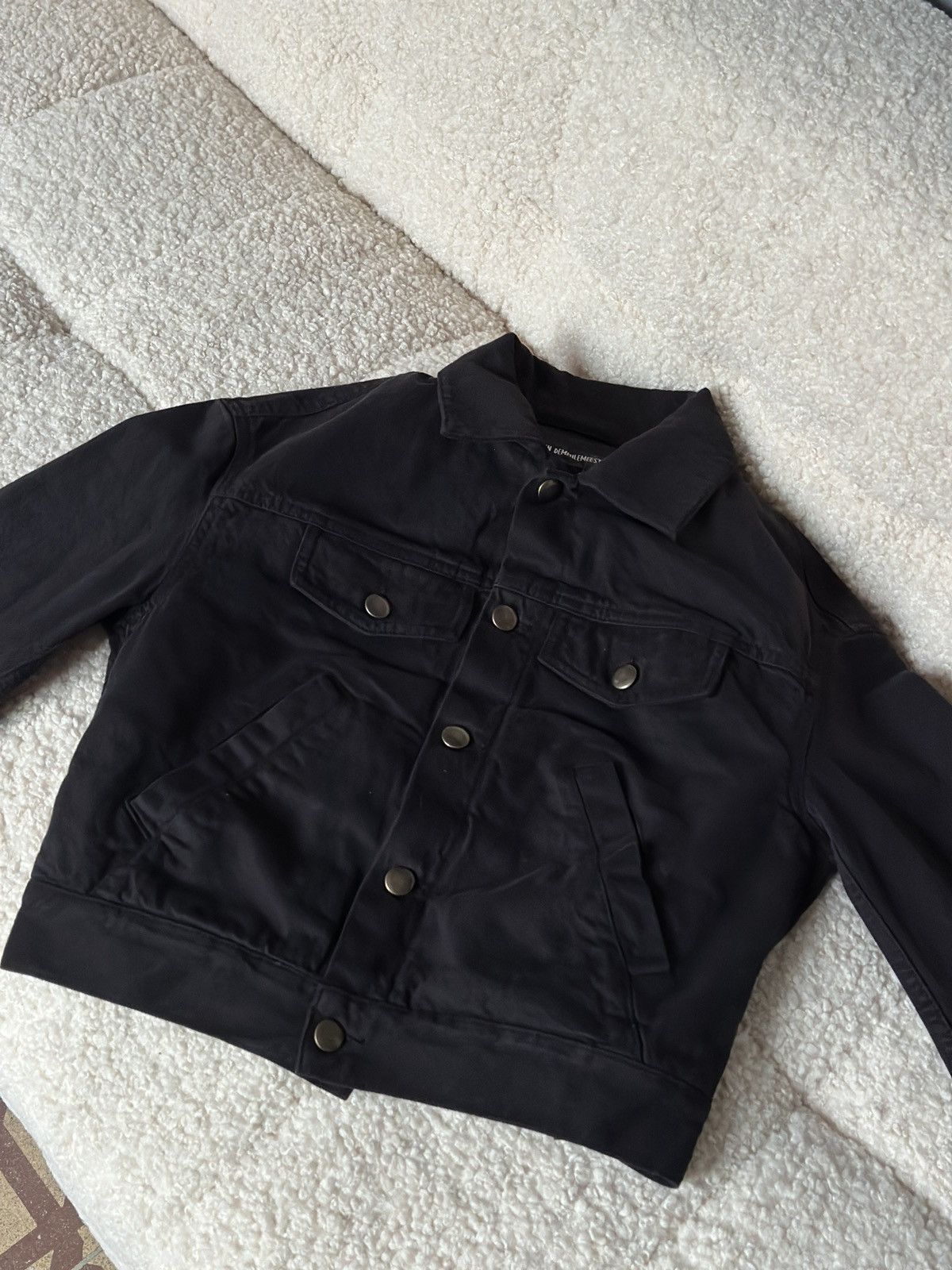 Ann Demeulemeester Ann Demeulemeester Micro Fit Denim Jacket Size XS / US 0-2 / IT 36-38 - 3 Thumbnail