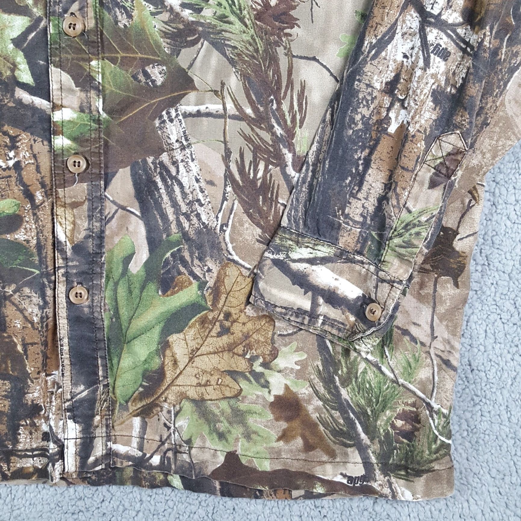 Walls Vintage Walls 90s Camo Outdoor Hunting Shirt Men Large Collared Button-Up Fall Casual Workwear Size US L / EU 52-54 / 3 - 4 Thumbnail