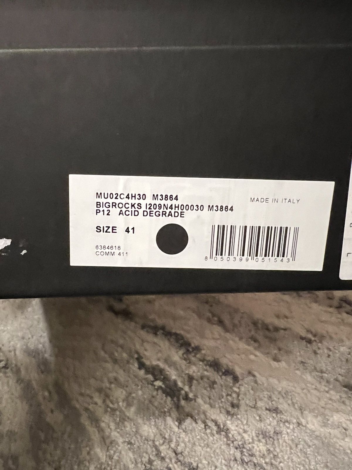 Moncler × Rick Owens Rick Owens Big rocks Acid 🍏🧪 Size US 8.5 / EU 41-42 - 12 Thumbnail