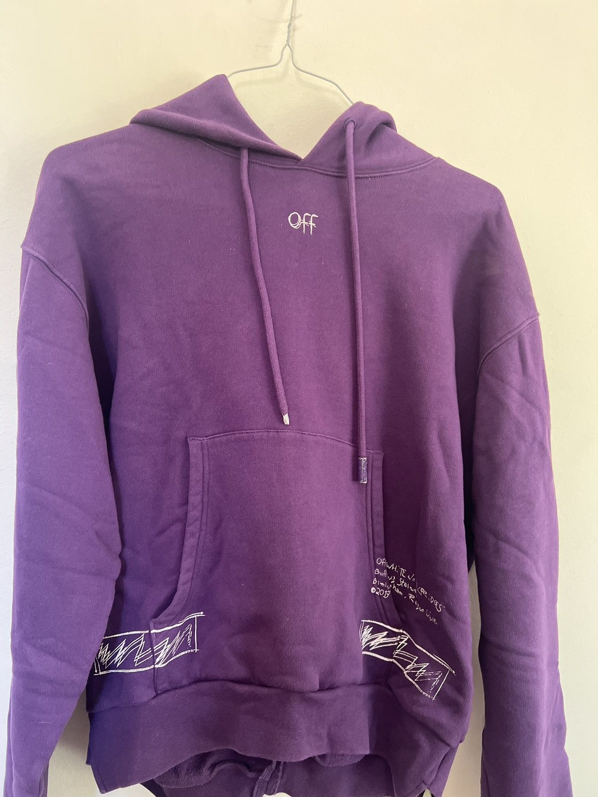 Off-White Off white X selfirdge purple limited hoodie Size US M / EU 48-50 / 2 - 4 Thumbnail