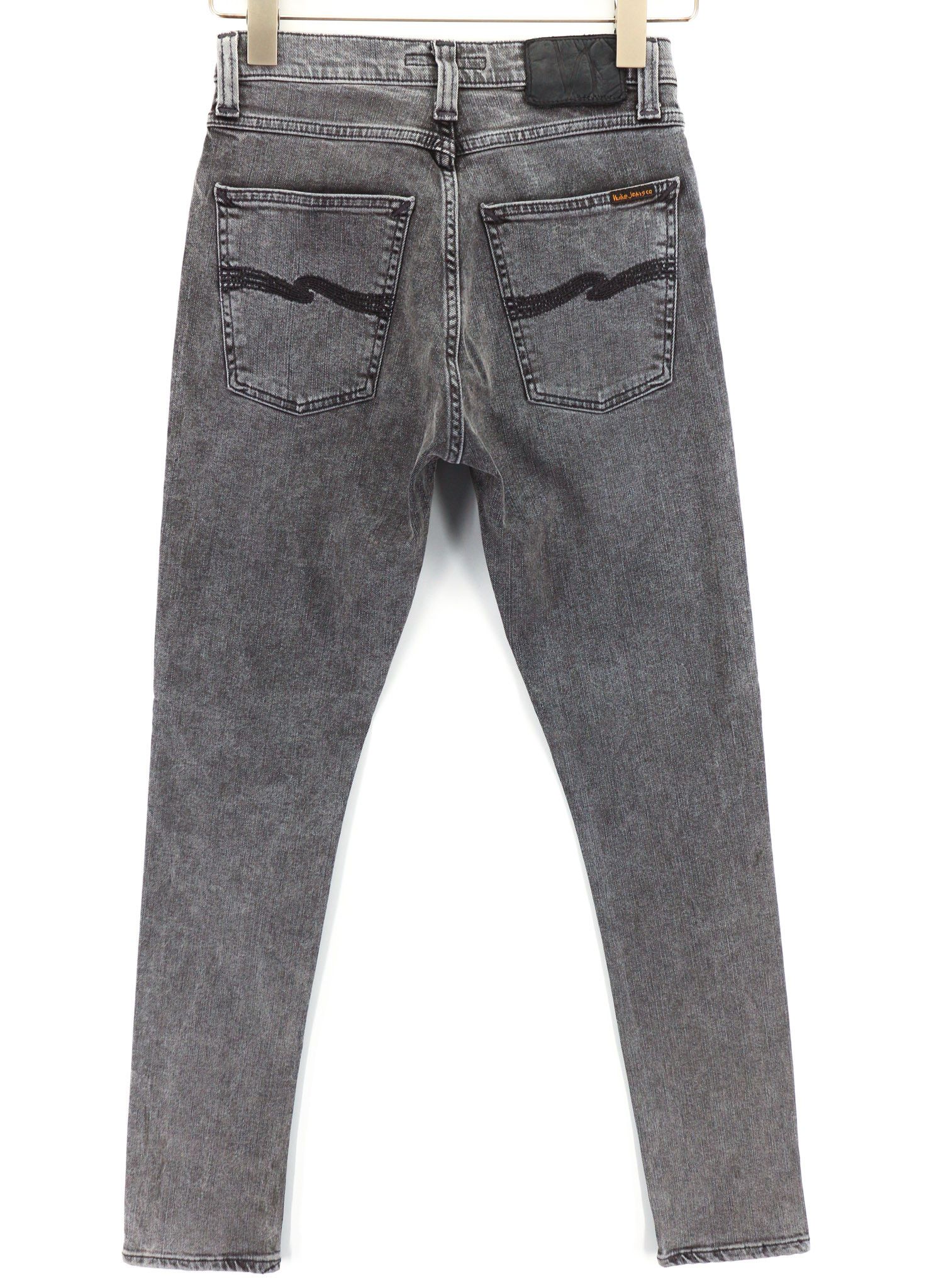Nudie Jeans PIPE LED W27/L30 Skinny Stretch Grey Marble Jeans 80589 Size 27" / US 4 / IT 40 - 2 Thumbnail