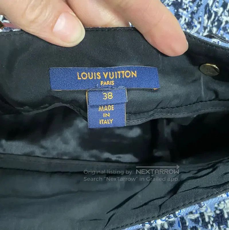Louis Vuitton Louis Vuitton Blue Wool Women’s Shorts . Size 23" - 3 Thumbnail