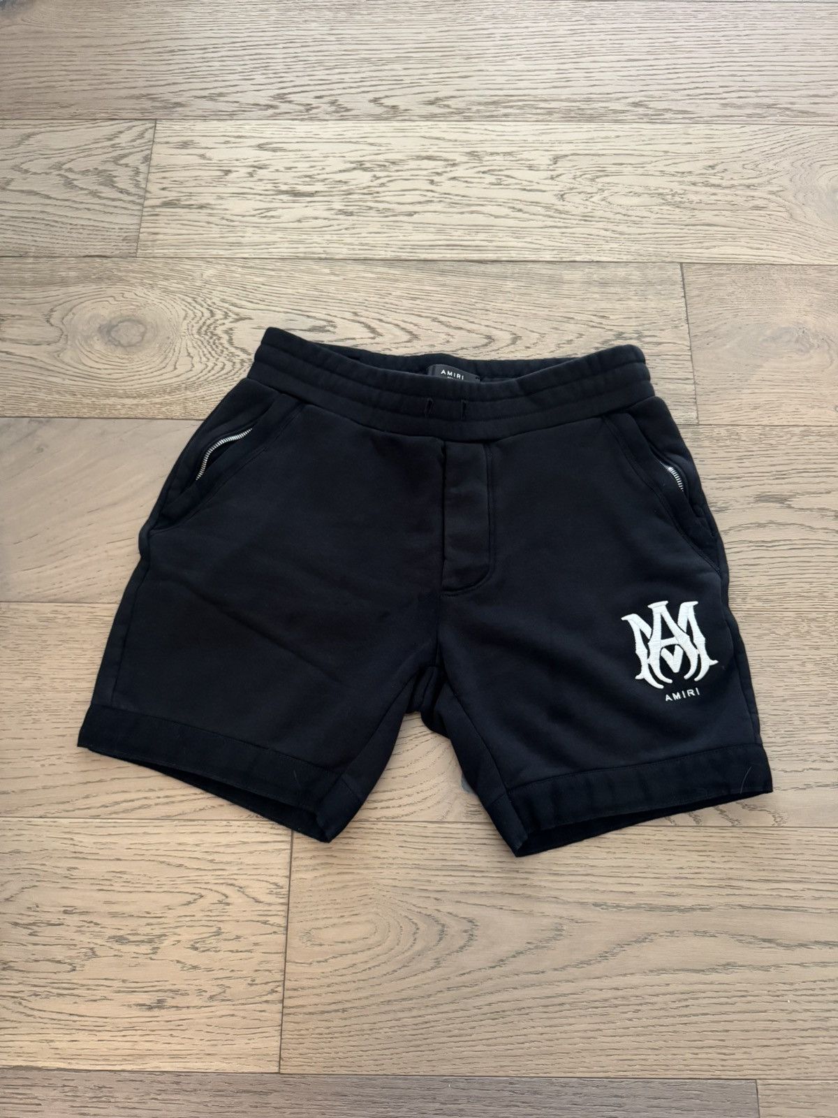 Amiri Amiri MA Core Logo Black Shorts – Size M Size US 33 - 2 Thumbnail