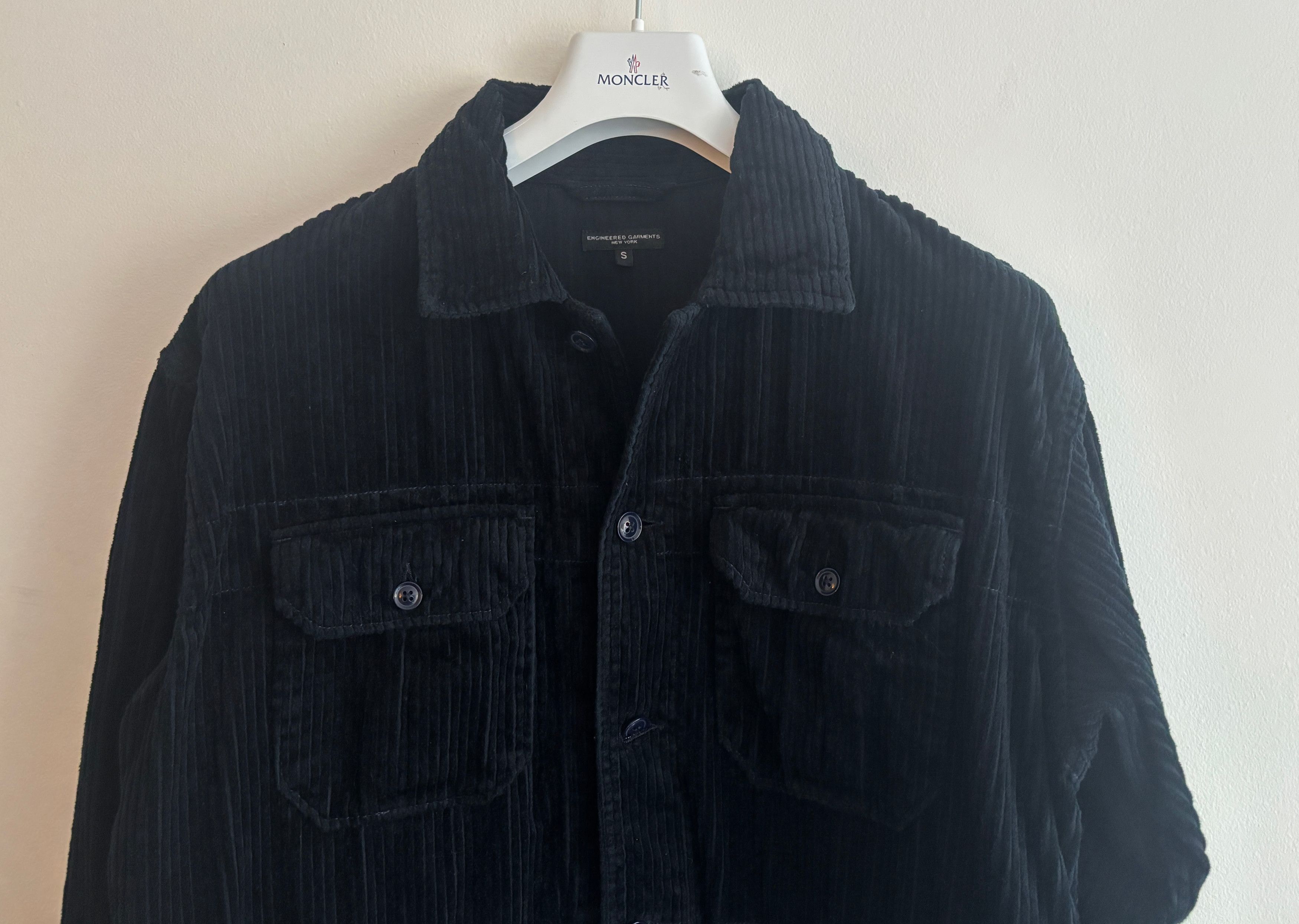Engineered Garments Engineered Garments Navy Corduroy Suffolk Shirt Jacket Size US M / EU 48-50 / 2 - 3 Thumbnail