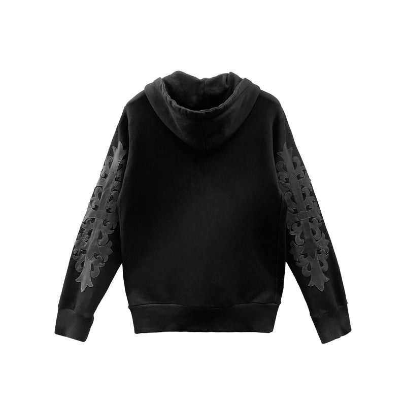 Chrome Hearts Chrome hearts y not patches cross zip up hoodie