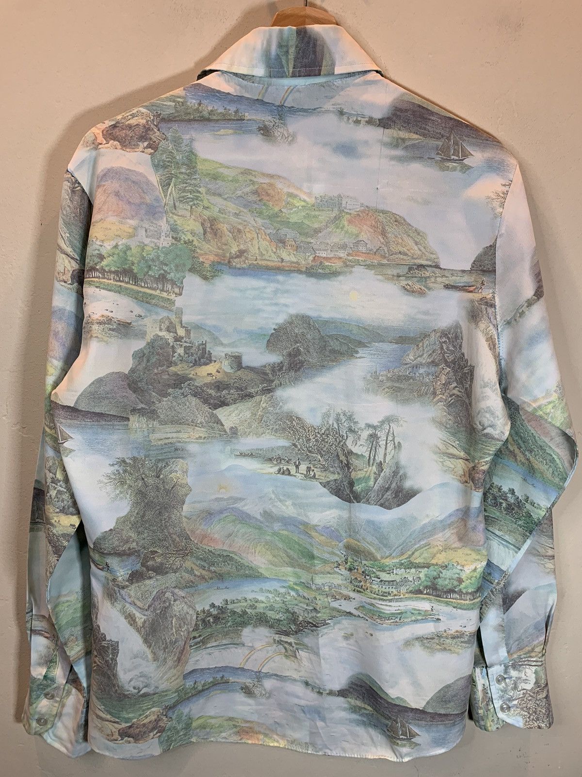 Designer × Vintage RARE Vintage 60s Chemise Et Cie Lakes Killarney Button Shirt Size US M / EU 48-50 / 2 - 2 Thumbnail