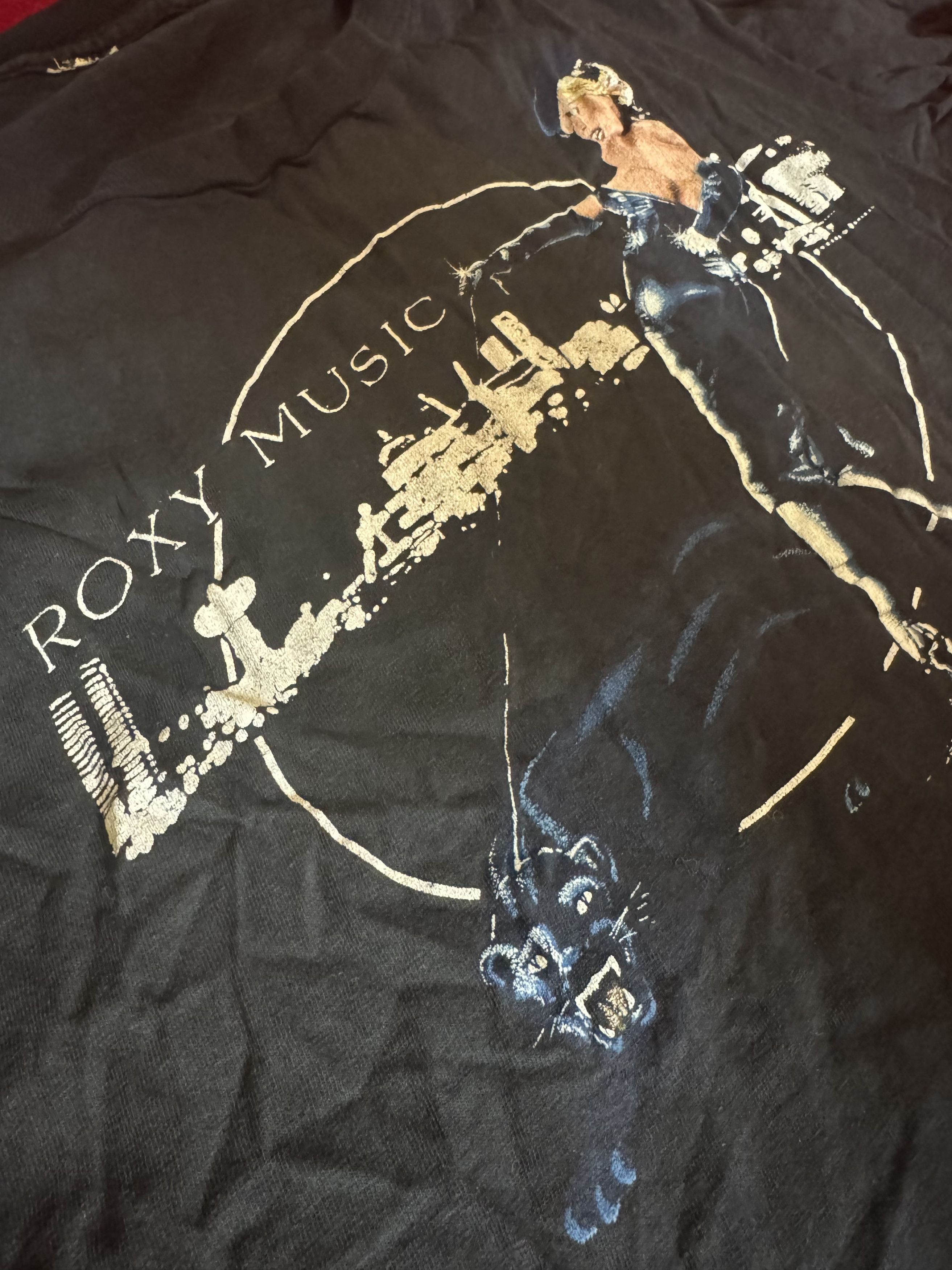 Vintage Vintage Roxy Music 80's T-shirt Size S Size US S / EU 44-46 / 1 - 2 Thumbnail