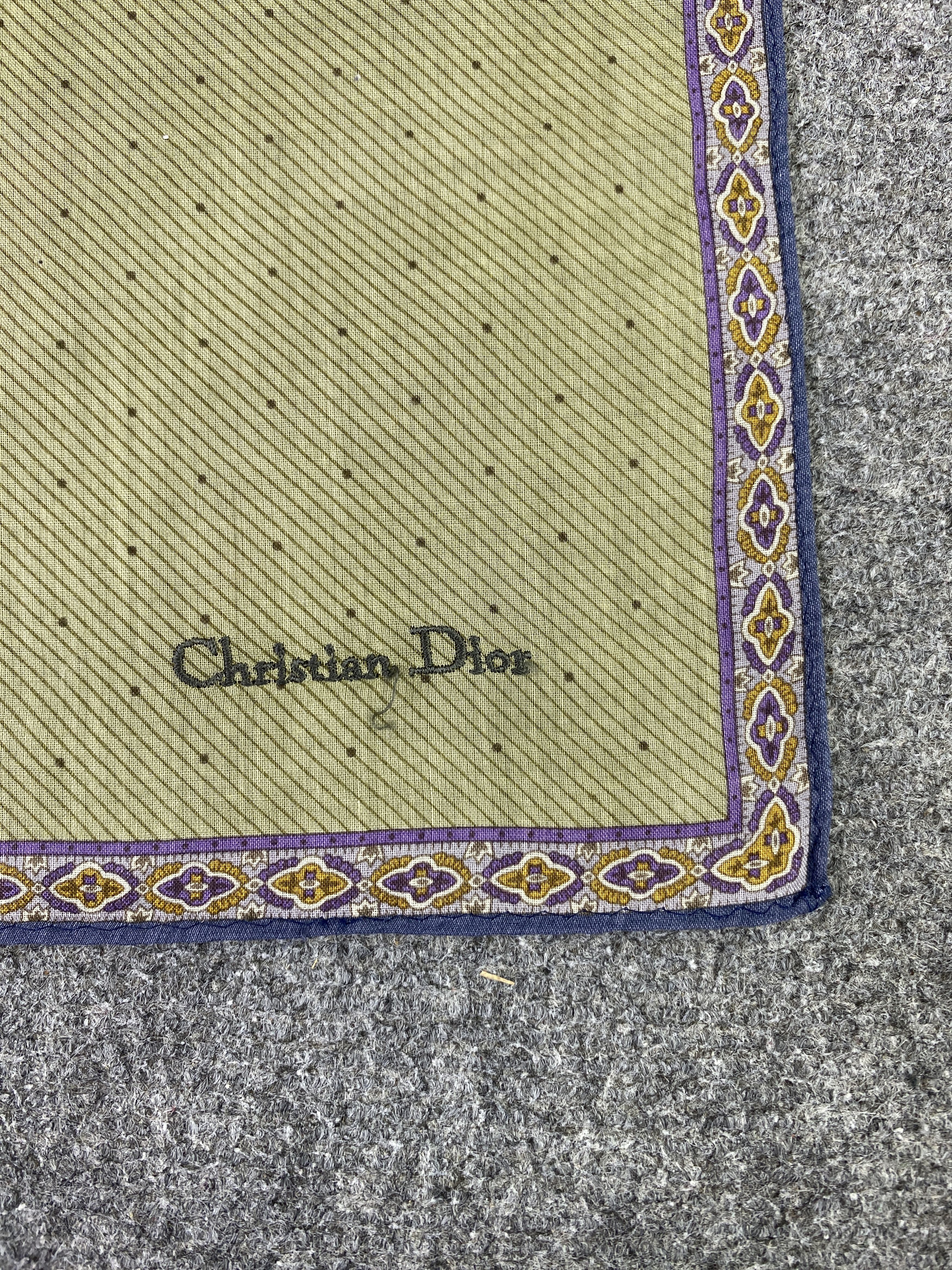 Dior Vintage Dior Handkerchief / Neckerchief KT0178 Size ONE SIZE - 5 Thumbnail