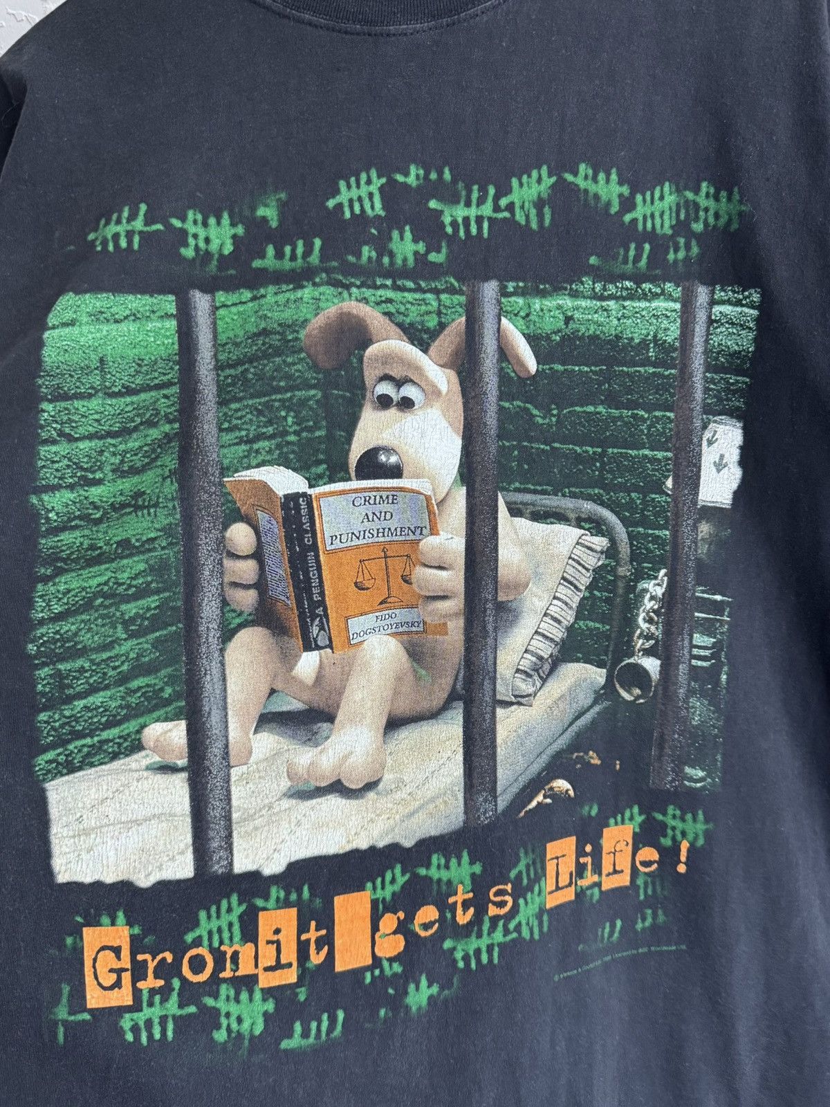 Vintage Vintage Wallace and Gromit 1989 T-shirt Size US M / EU 48-50 / 2 - 2 Thumbnail