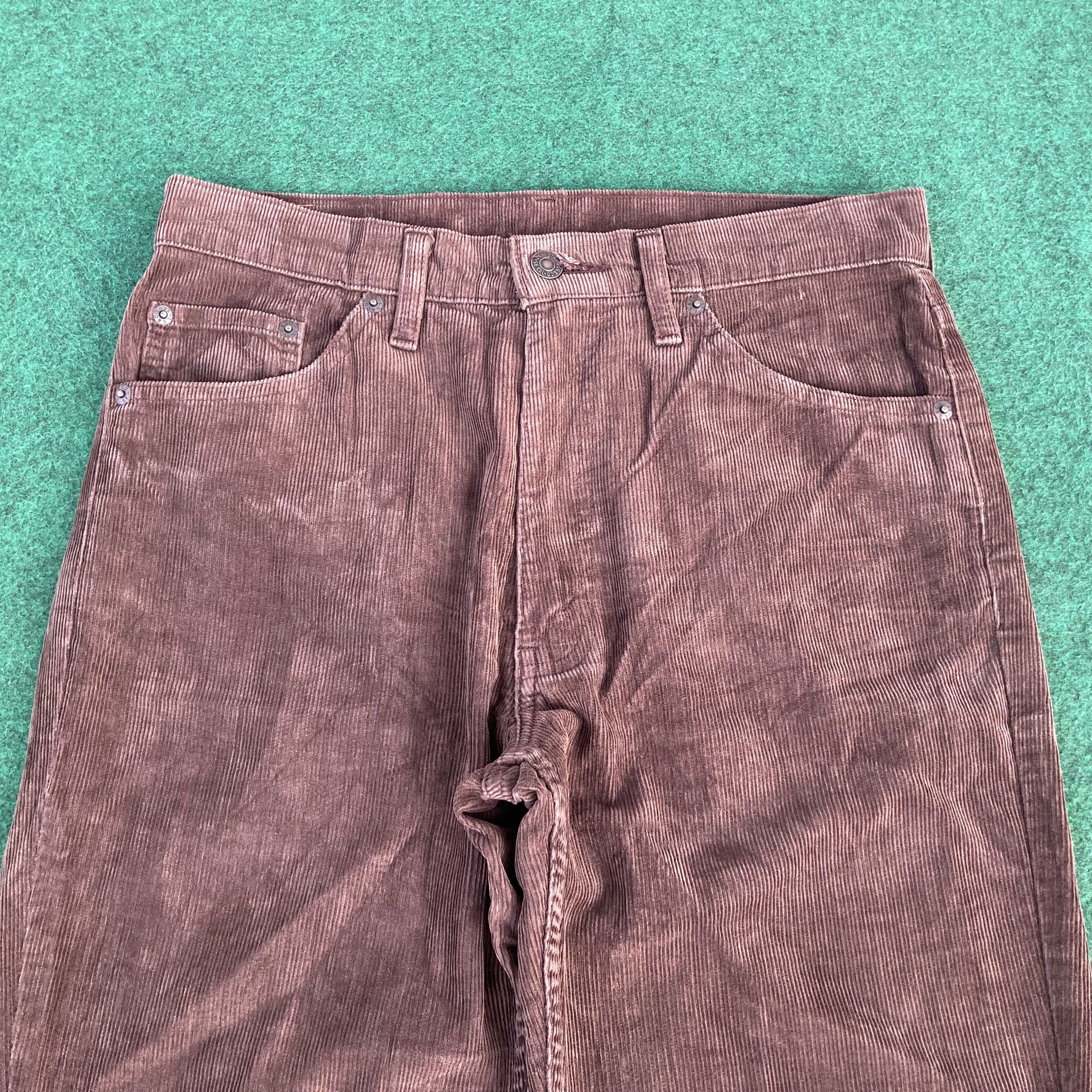 Levi's × Vintage Levis 517 Denim Flared Brown Corduroy Bootcut Jeans Size US 30 / EU 46 - 3 Thumbnail
