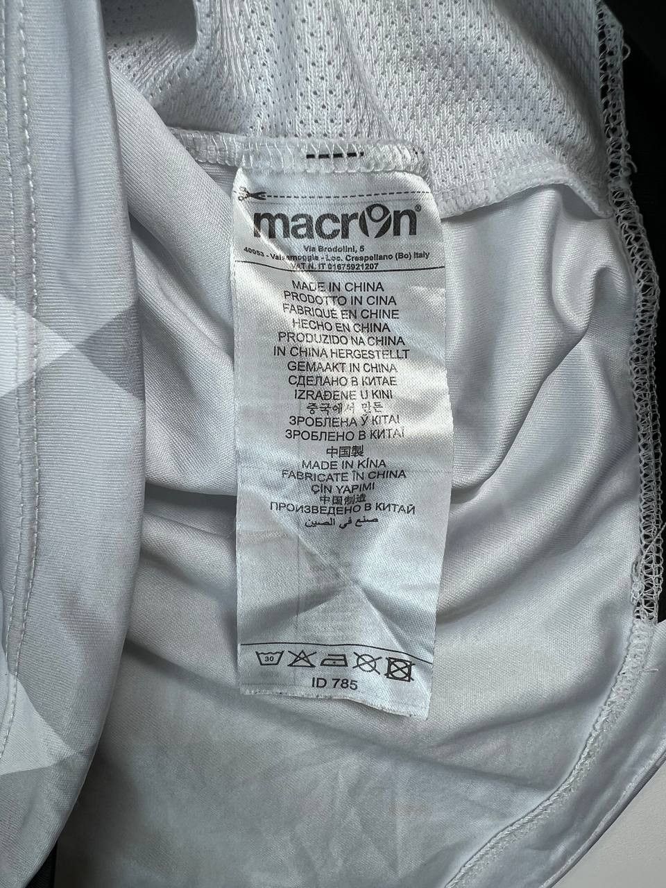 Macron Macron Albania National Team FSHF Soccer Jersey White Size M Size US M / EU 48-50 / 2 - 3 Thumbnail
