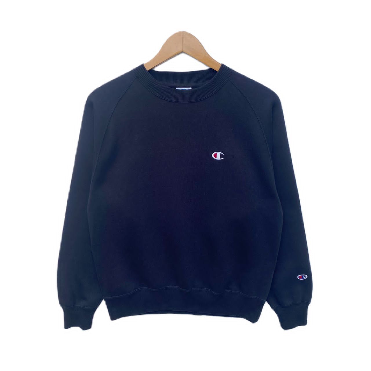 Champion × Vintage VINTAGE CHAMPION SWEATSHIRT SMALL PULLOVER BLACK Size US S / EU 44-46 / 1 - 1 Thumbnail