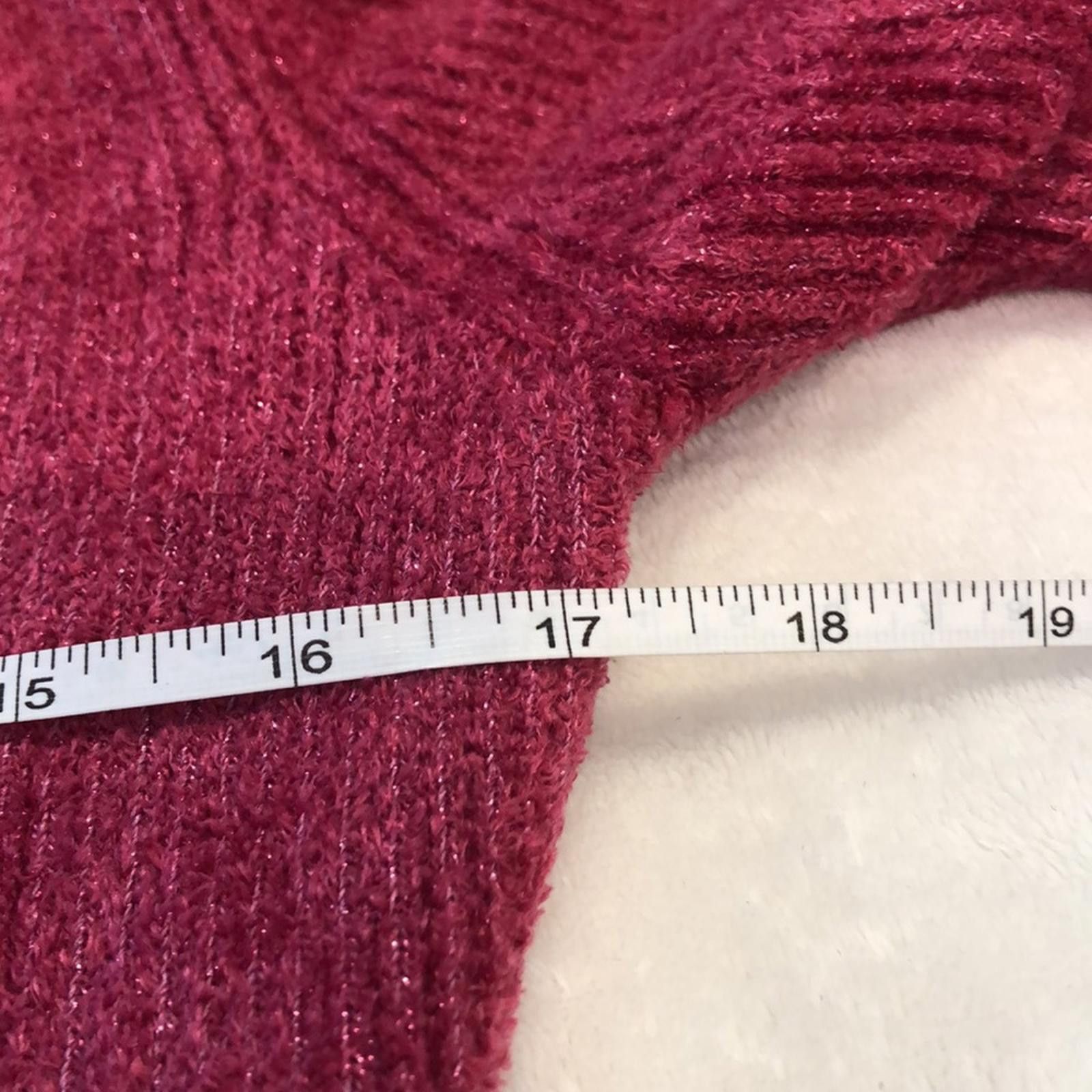 Other Newport News midi sweater dress Fuchsia pink metallic SZ M Size M / US 6-8 / IT 42-44 - 7 Thumbnail