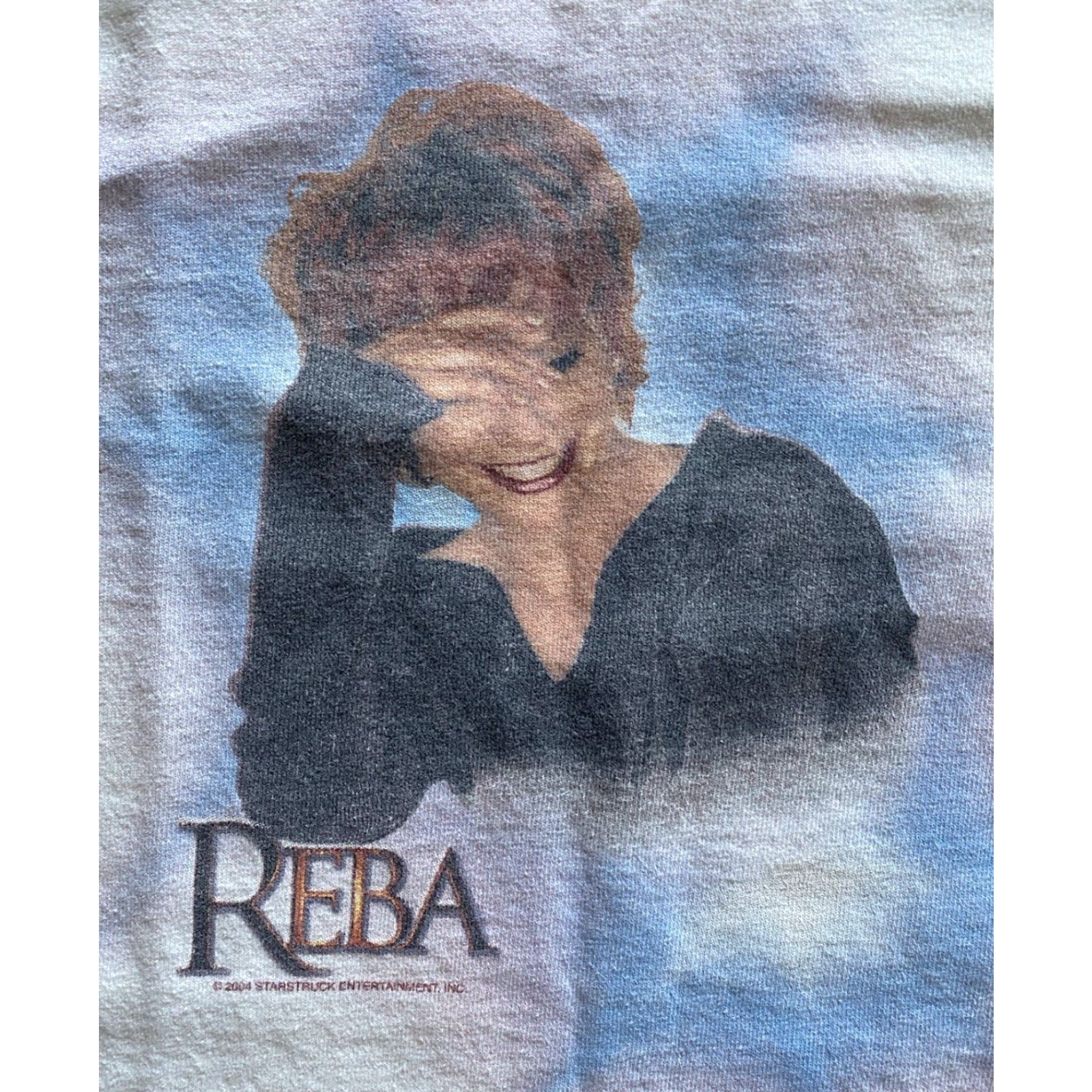 Hanes VINTAGE 2004 Reba McEntire T Shirt Hanes White Men’s Large Short Sleeve Mens L White Short Sleeve 2000s Size US L / EU 52-54 / 3 - 7 Thumbnail