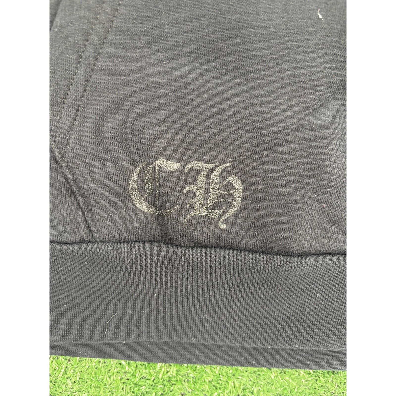Chrome Hearts Chrome Hearts Olive Vertical Logo Black Pullover Hoodie LG Size US L / EU 52-54 / 3 - 5 Thumbnail
