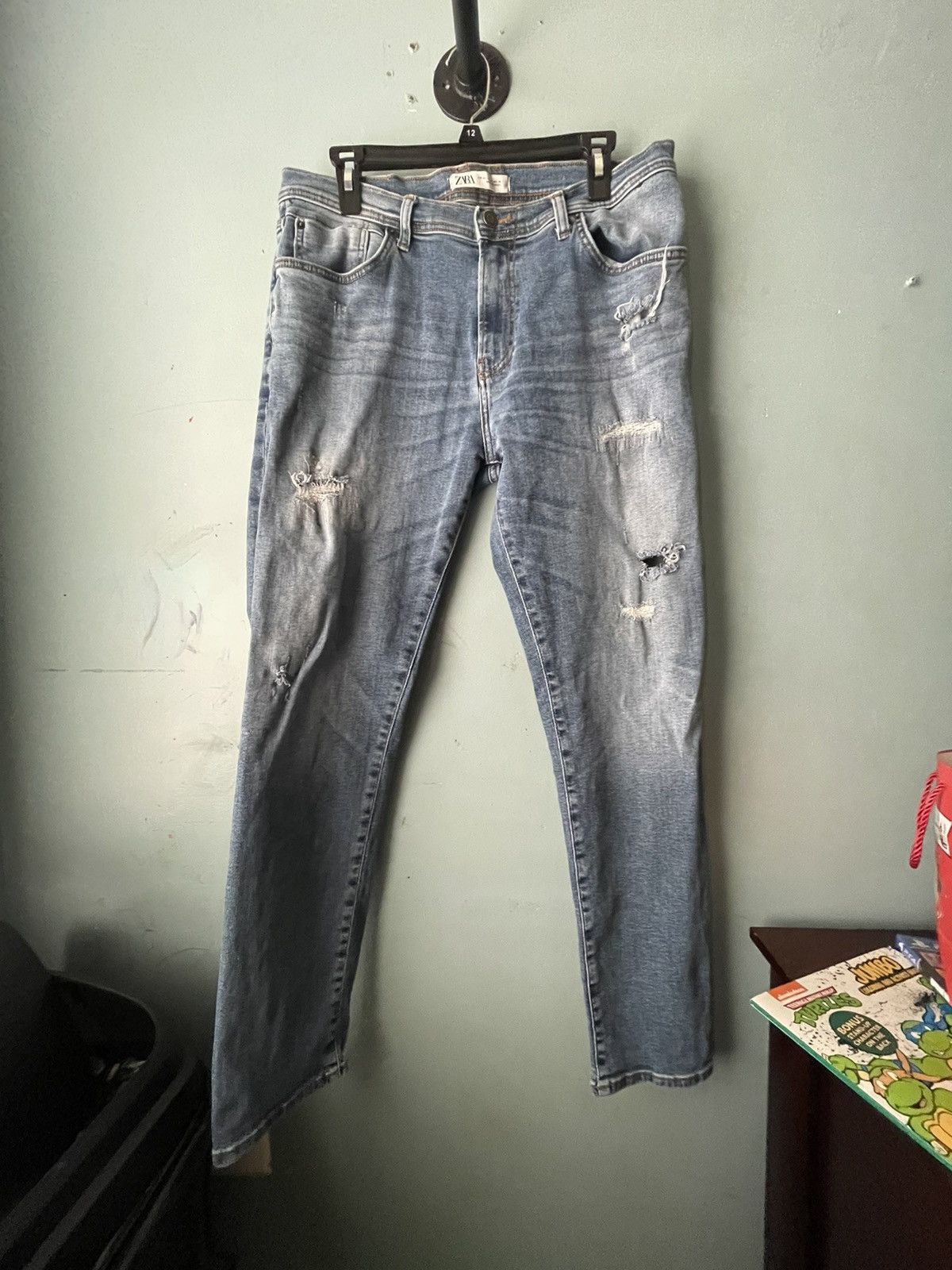 Zara Zara Washed Blue jeans