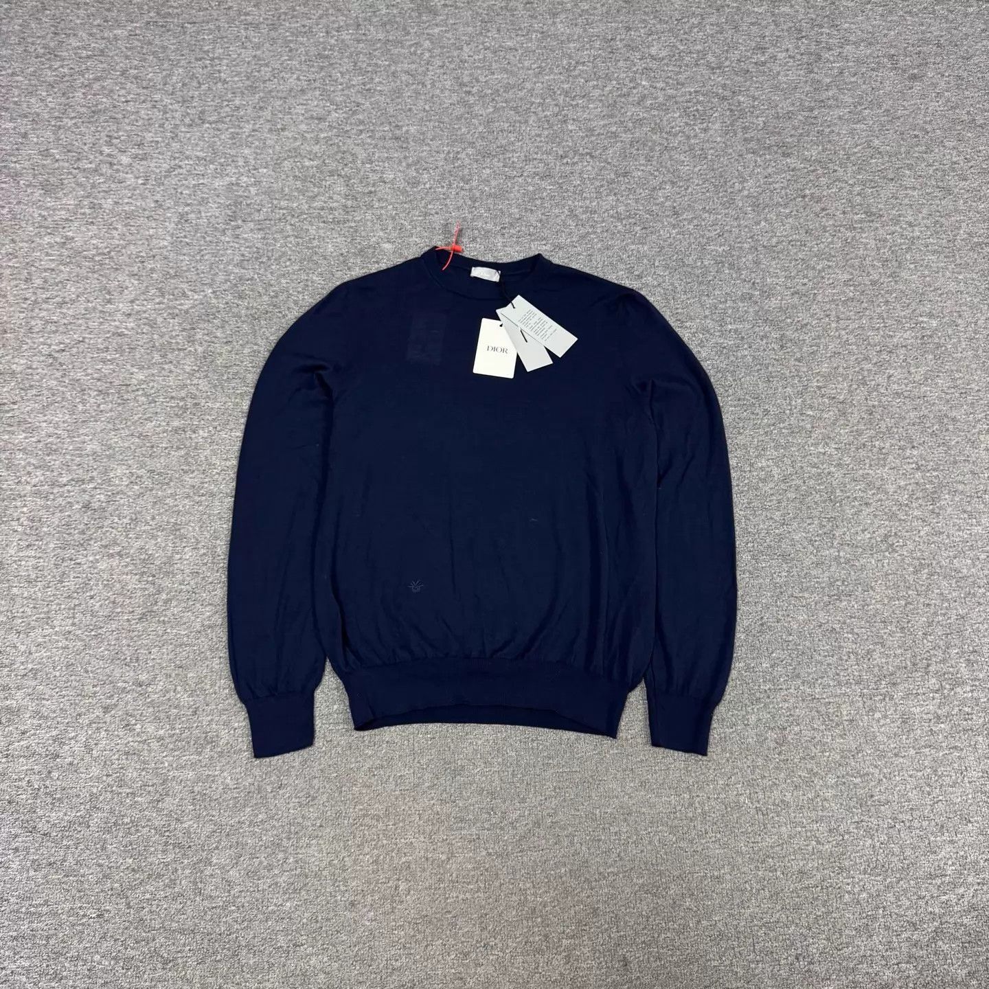 Dior Blue Long-Sleeve Knit Sweater Size US M / EU 48-50 / 2 - 1 Thumbnail