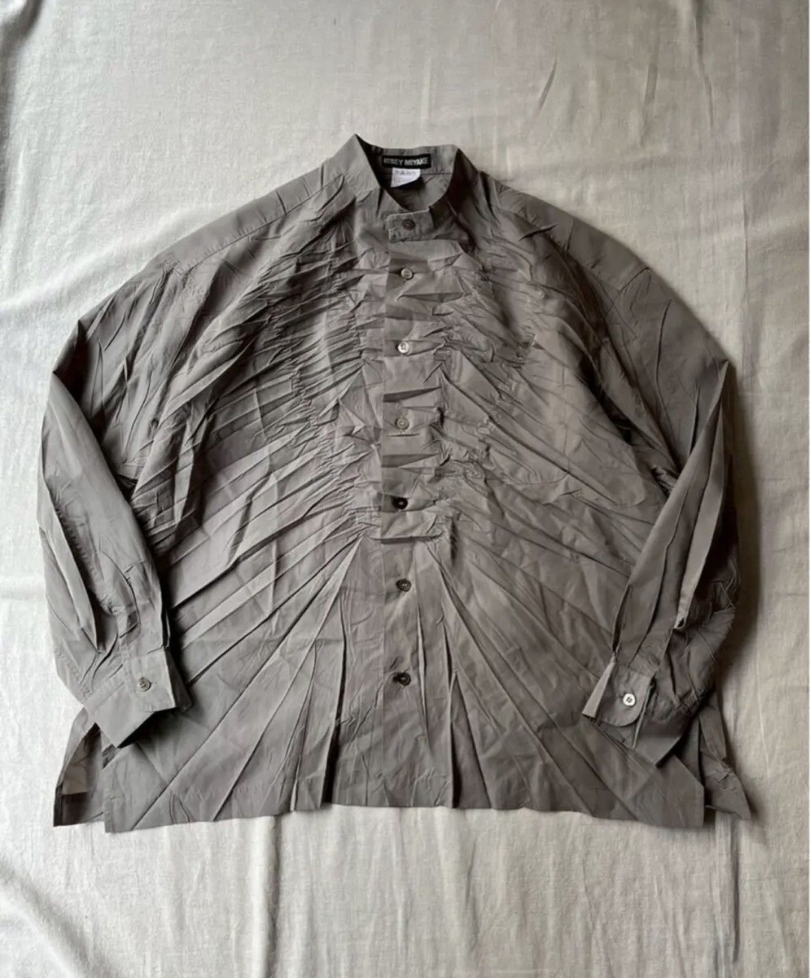 Issey Miyake ISSEY MIYAKE 1993AW Pleats Shirt Size US M / EU 48-50 / 2 - 4 Thumbnail
