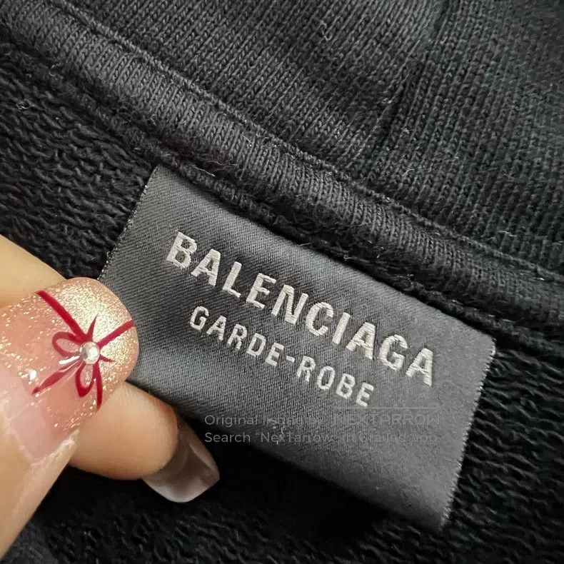 Balenciaga Balenciaga Black hoodie Size US L / EU 52-54 / 3 - 4 Thumbnail